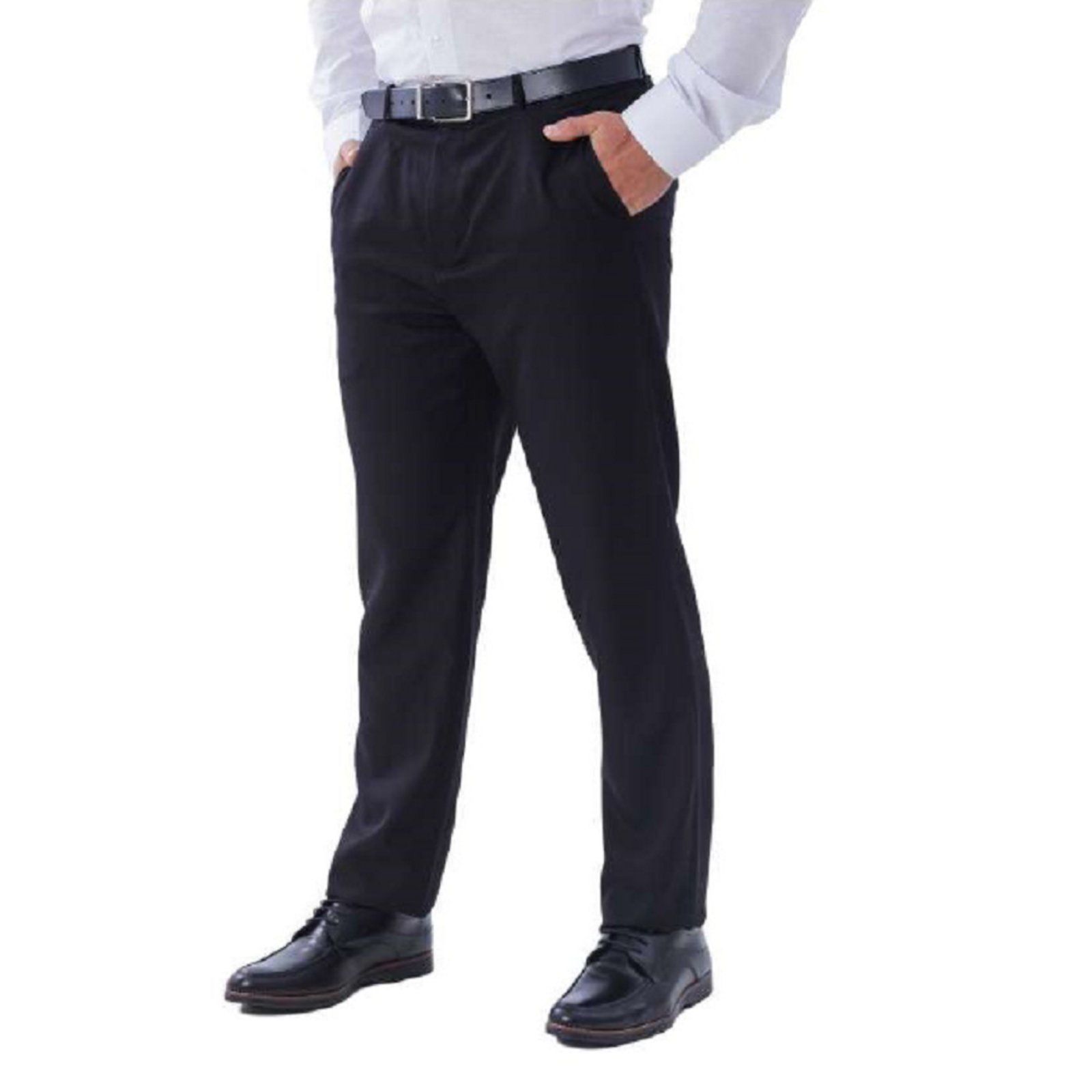 Calça social Tradicional Original Amil Elegância e qualidade exclusiva Preto