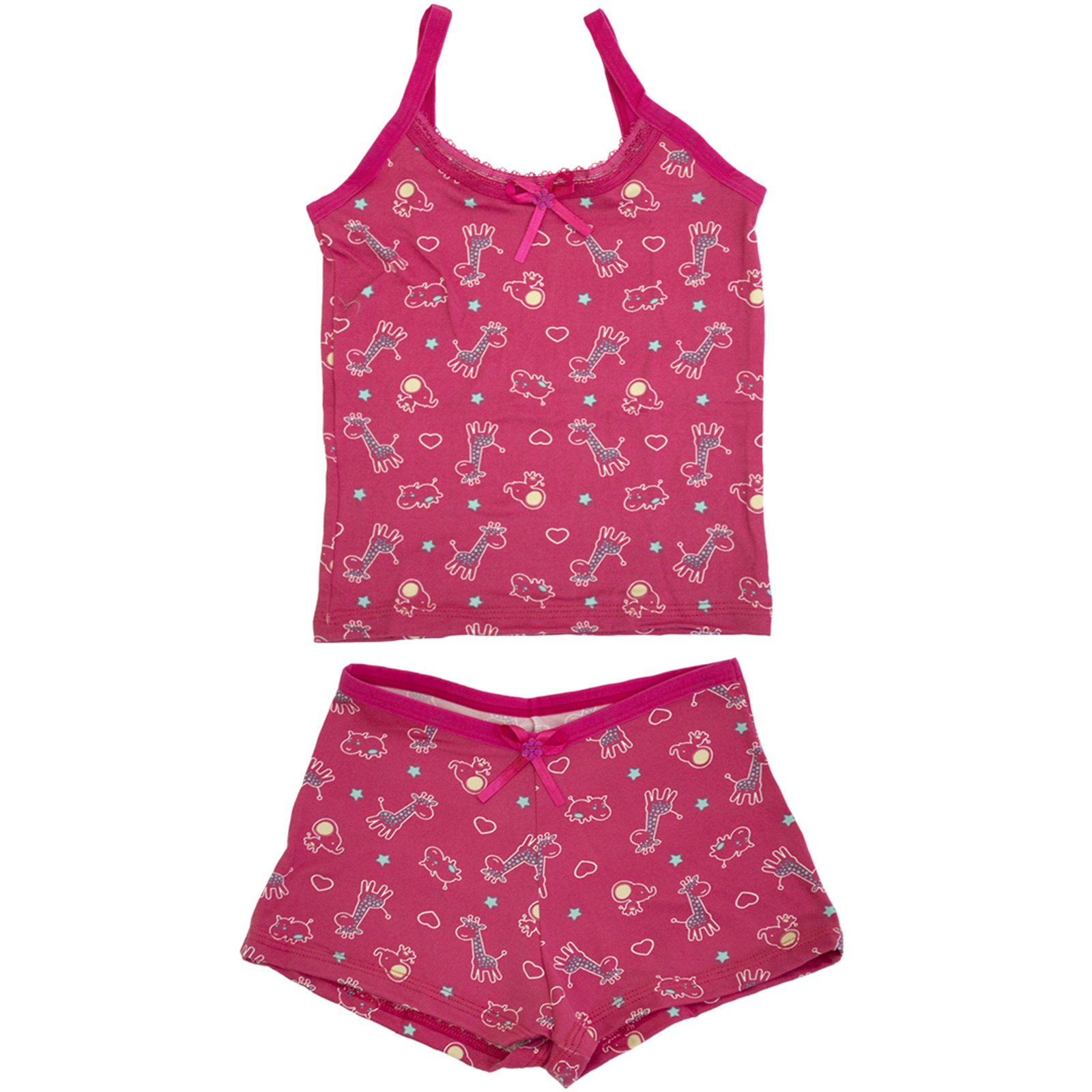 Vista 3 Infantil - Kit 2 Camisetes Gabi Lingerie Infantis Tecido Suede Leve Confortável Modelagem Perfeita Estampas Lindas multicolorido Gabi Lingerie multicolorido