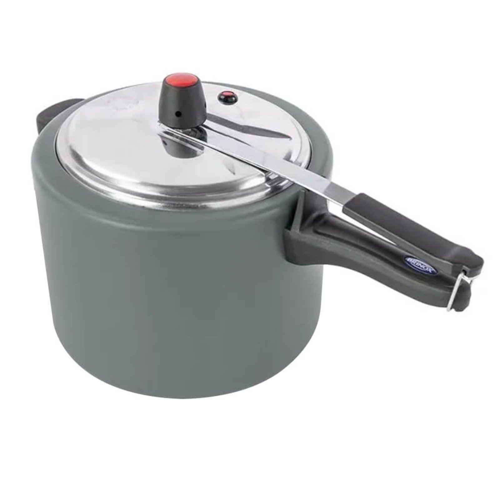 Panela de Pressão Brinox Antiaderente Cerâmica 7,5L Cinza Vapt