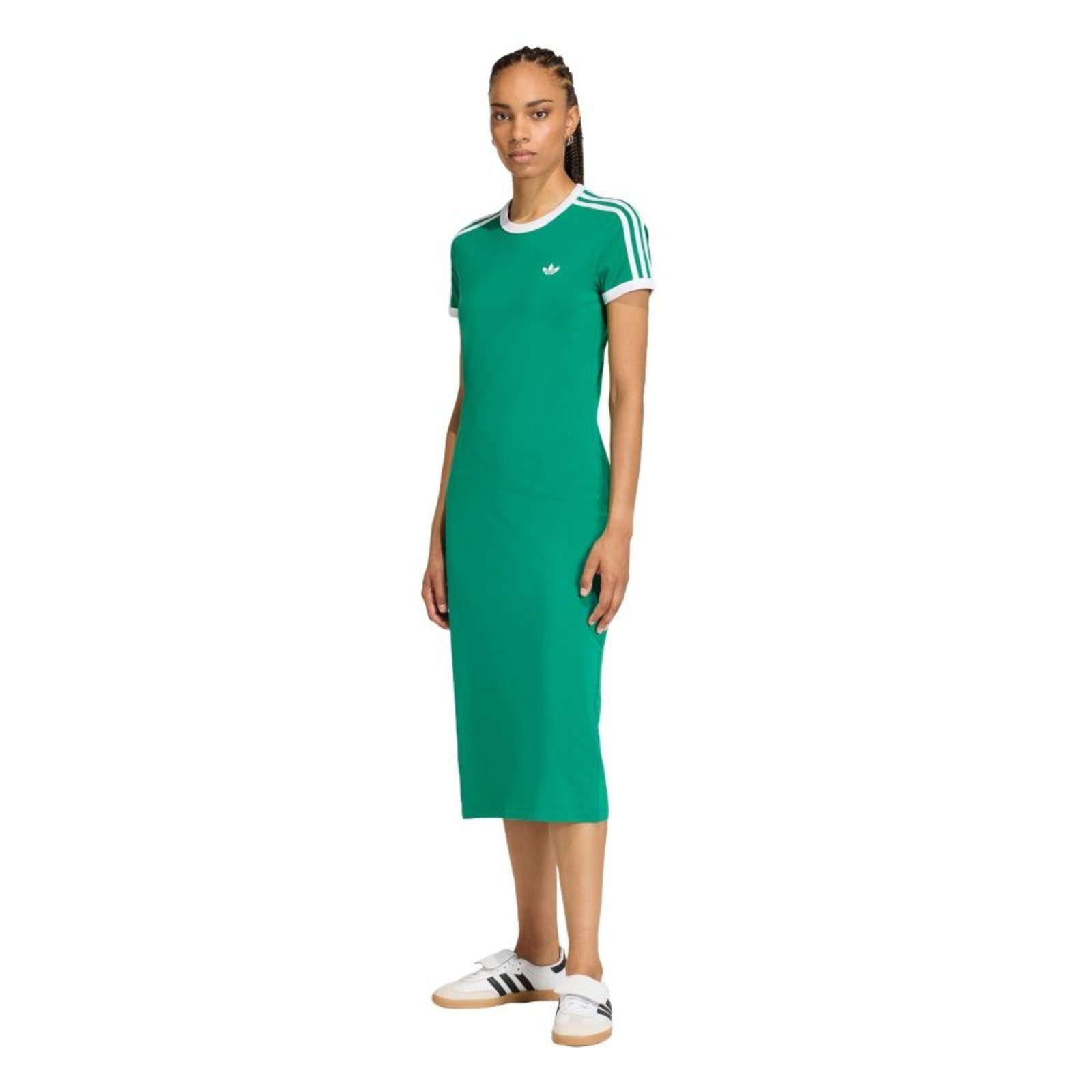 VESTIDO TRÊS LISTRAS (SLIM) adidas Originals Verde