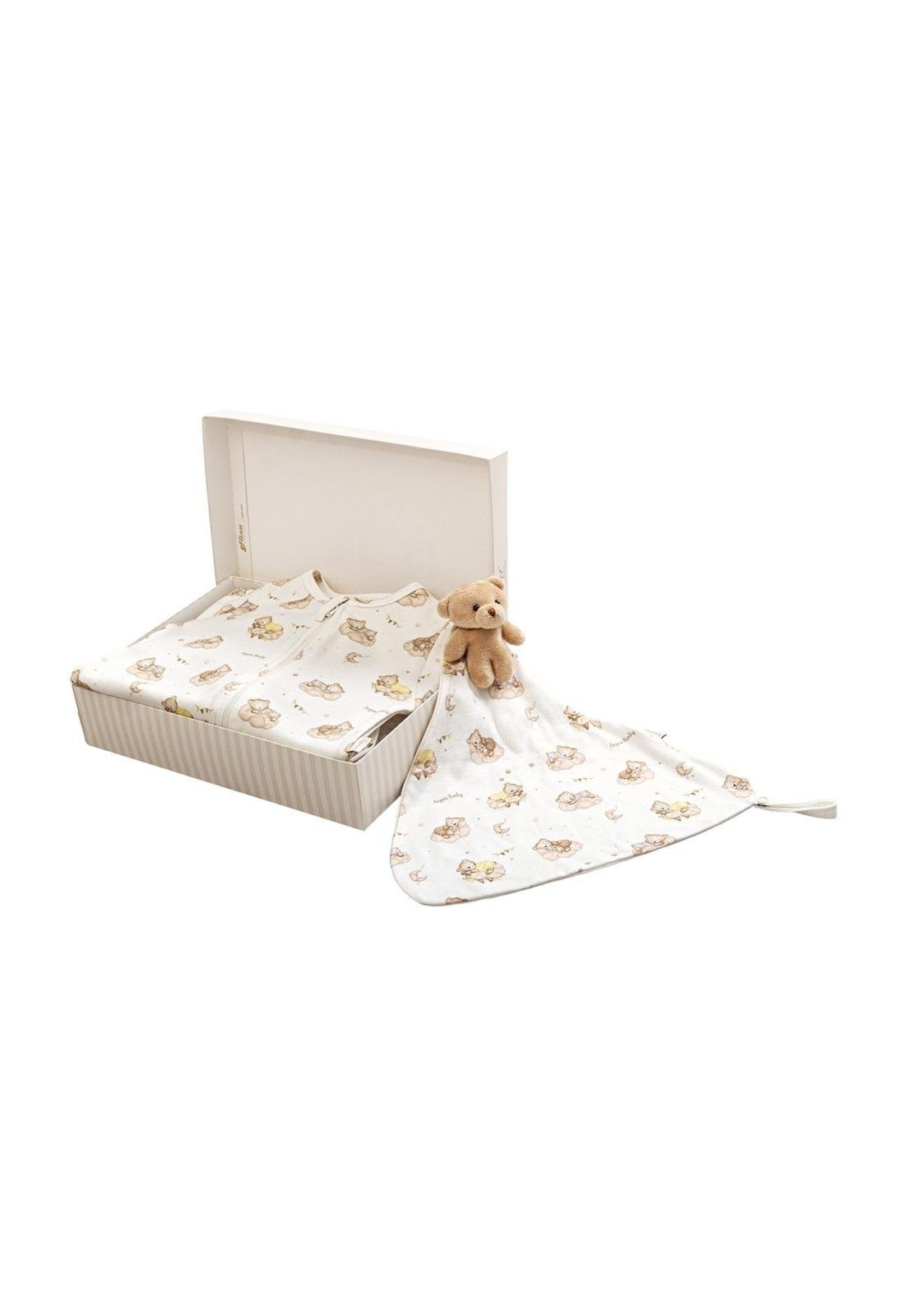 Infantil - Macacão Branco Anjos Baby U Branco