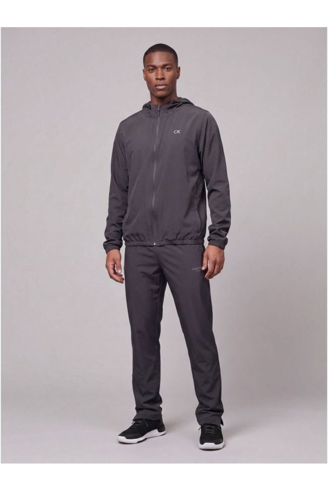 Corta Vento Capuz Masculina Calvin Klein Sport - Grafite