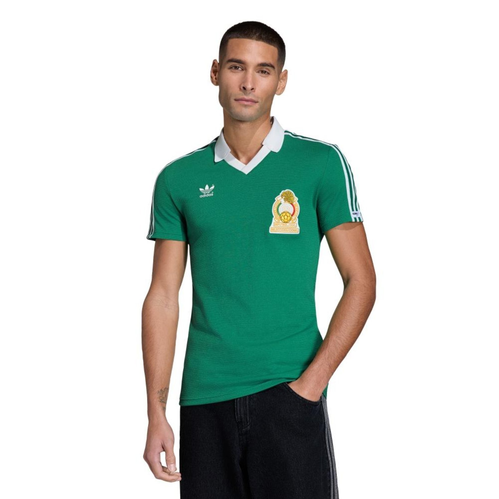 Camisa I Seleção Nacional do México 1986 adidas Performance Verde