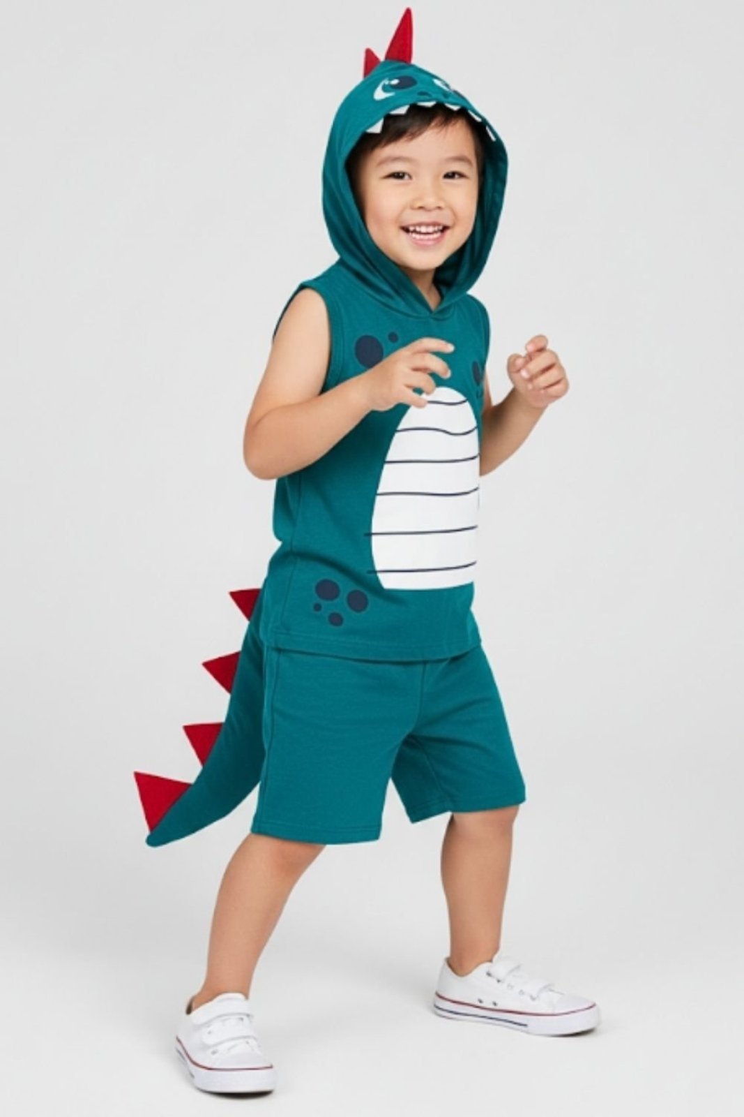 Infantil - Conjunto Bem Vestir Fantasia Masculino Dino