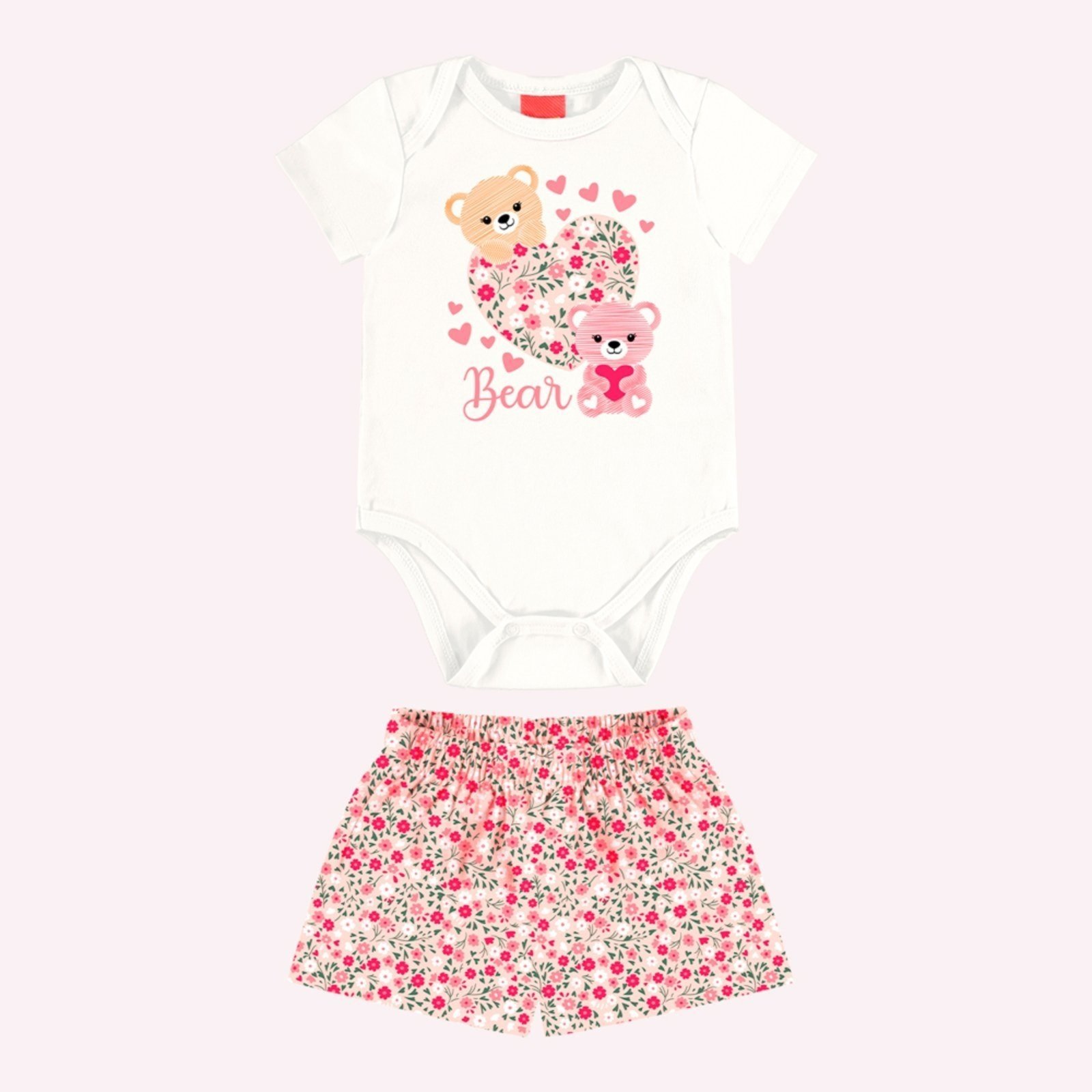 Infantil - Conjunto Menina Ursinhos Kyly