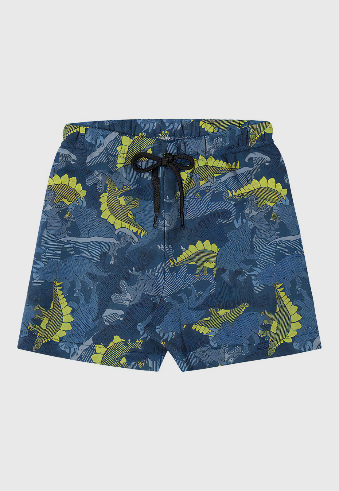 Short Elian Dinossauro Azul