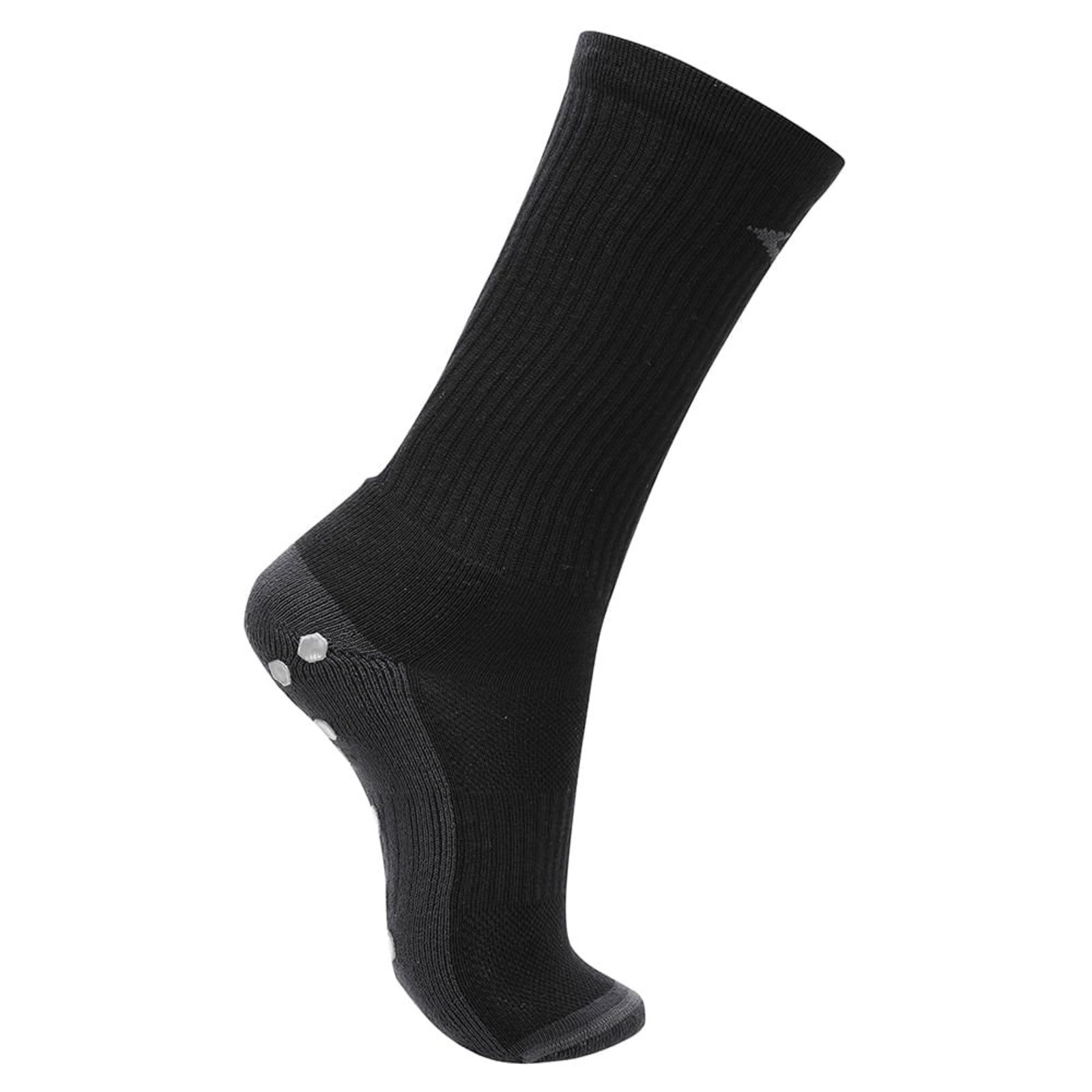Vista 2 Meia Mizuno Grip Cano Médio Antiderrapante Tam. Mizuno preto