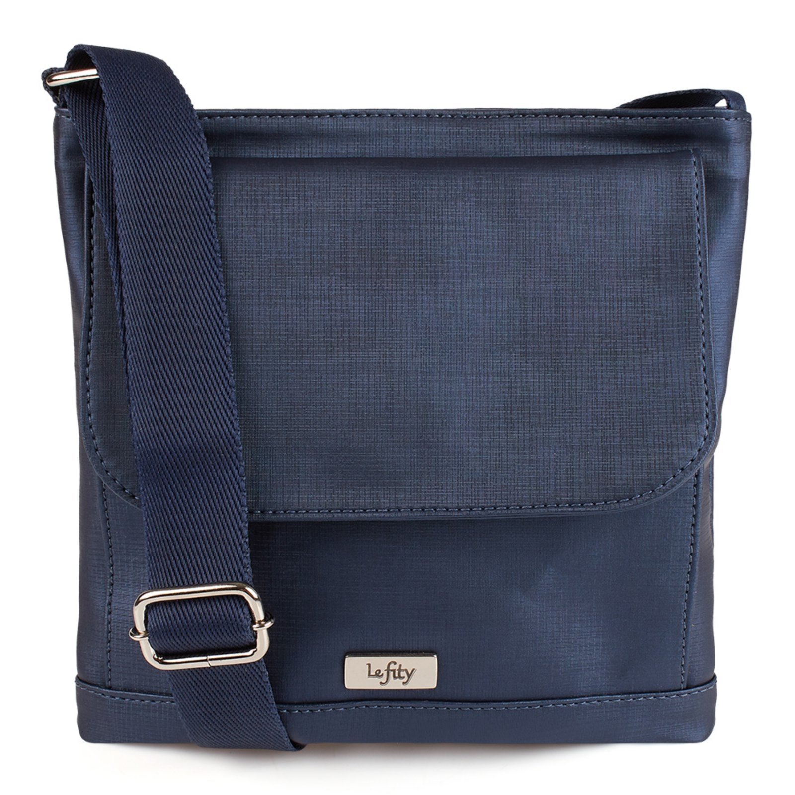 Bolsa Transversal Fashion Basic Cor Azul Marca Lefity
