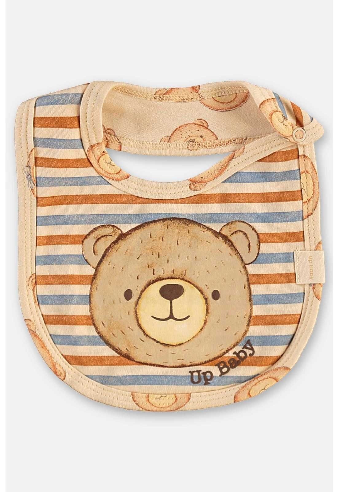 Infantil - Babador em Suedine Unissex Up Baby Marrom