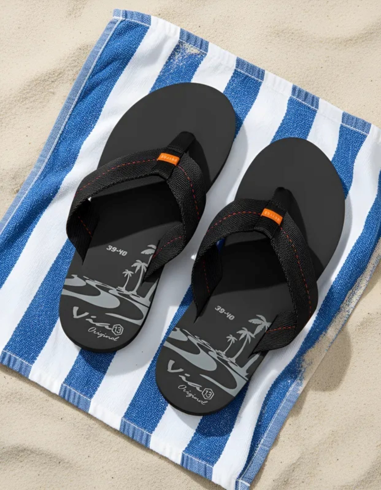 Chinelo Masculino Via 13 Ultra Leve Conforto Diário Preto