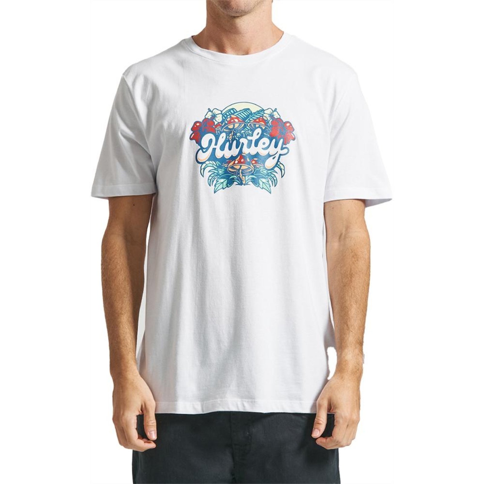 Camiseta Hurley Garden SM24 Masculina Branco