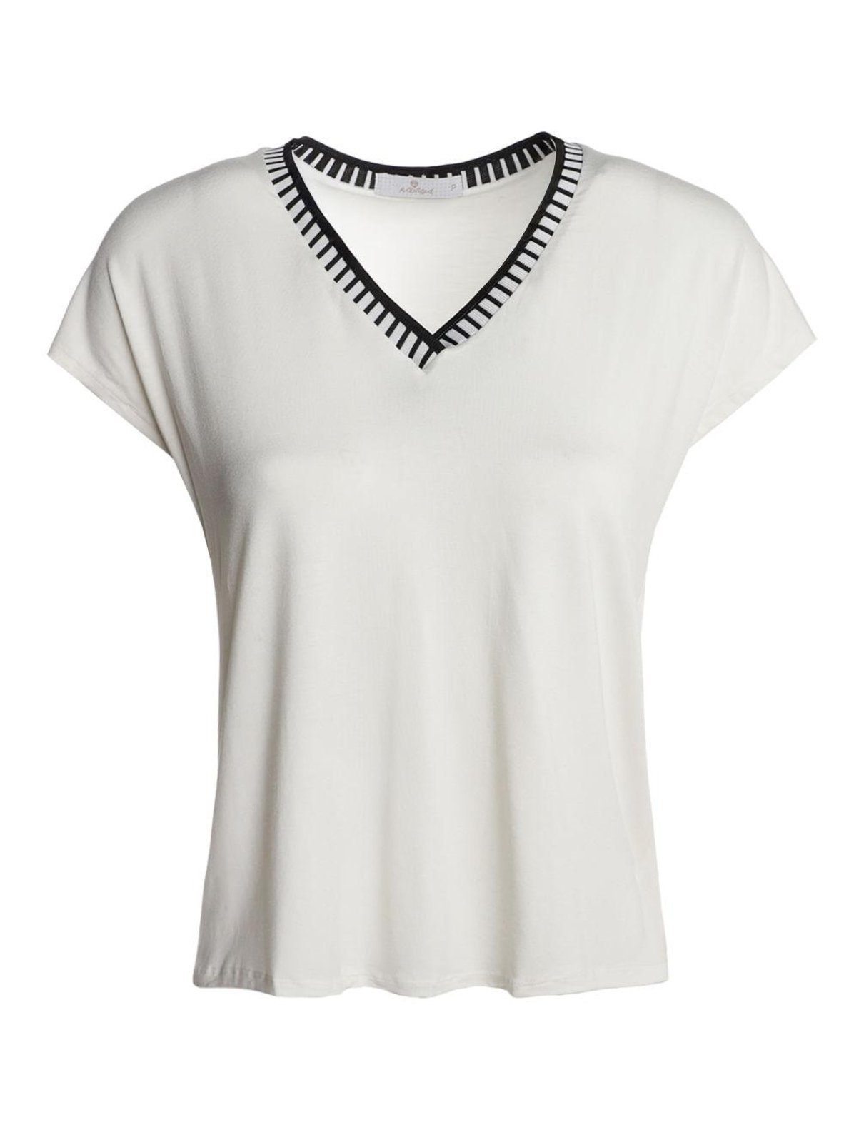Vista 2 Blusa Sem Manga Autentique Feminina OFF WHITE unico white Autentique unico white