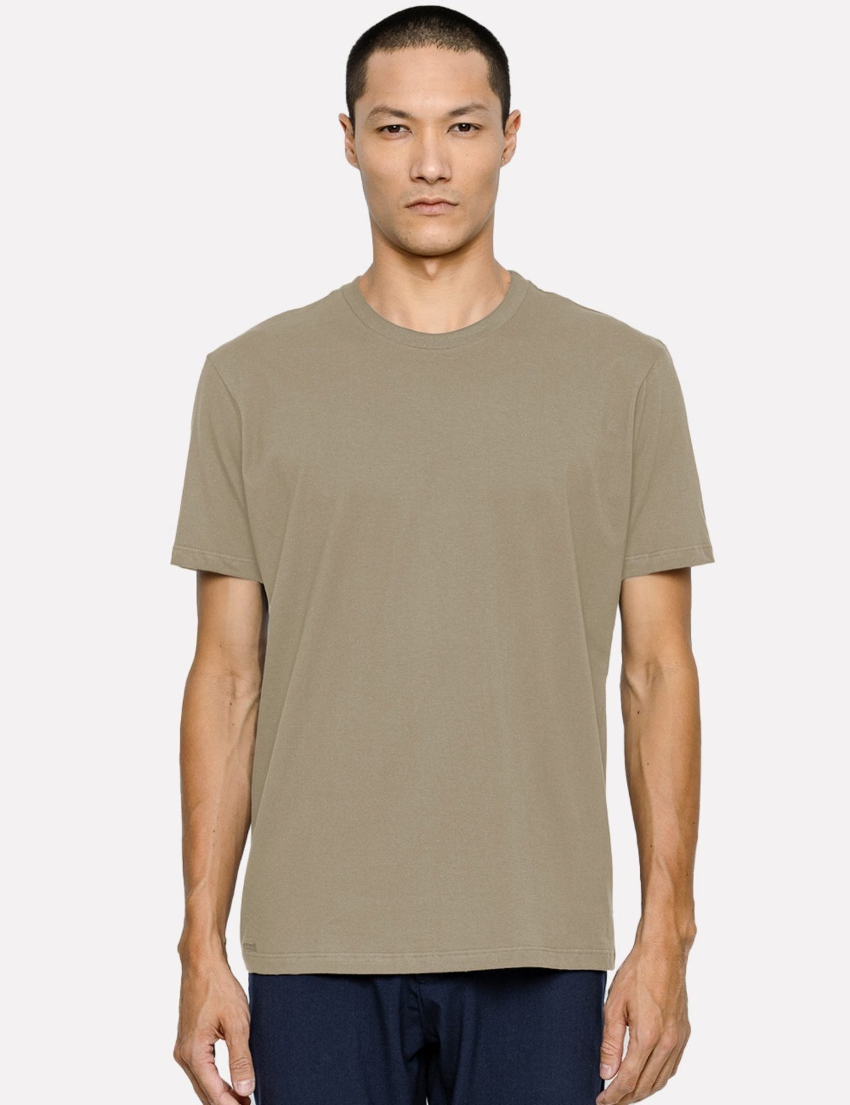Camiseta K&J Black Masculina Regular Premium Pima Areia