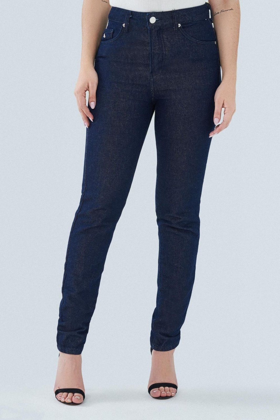 Calça Jeans Skinny Basic Feminina Acostamento