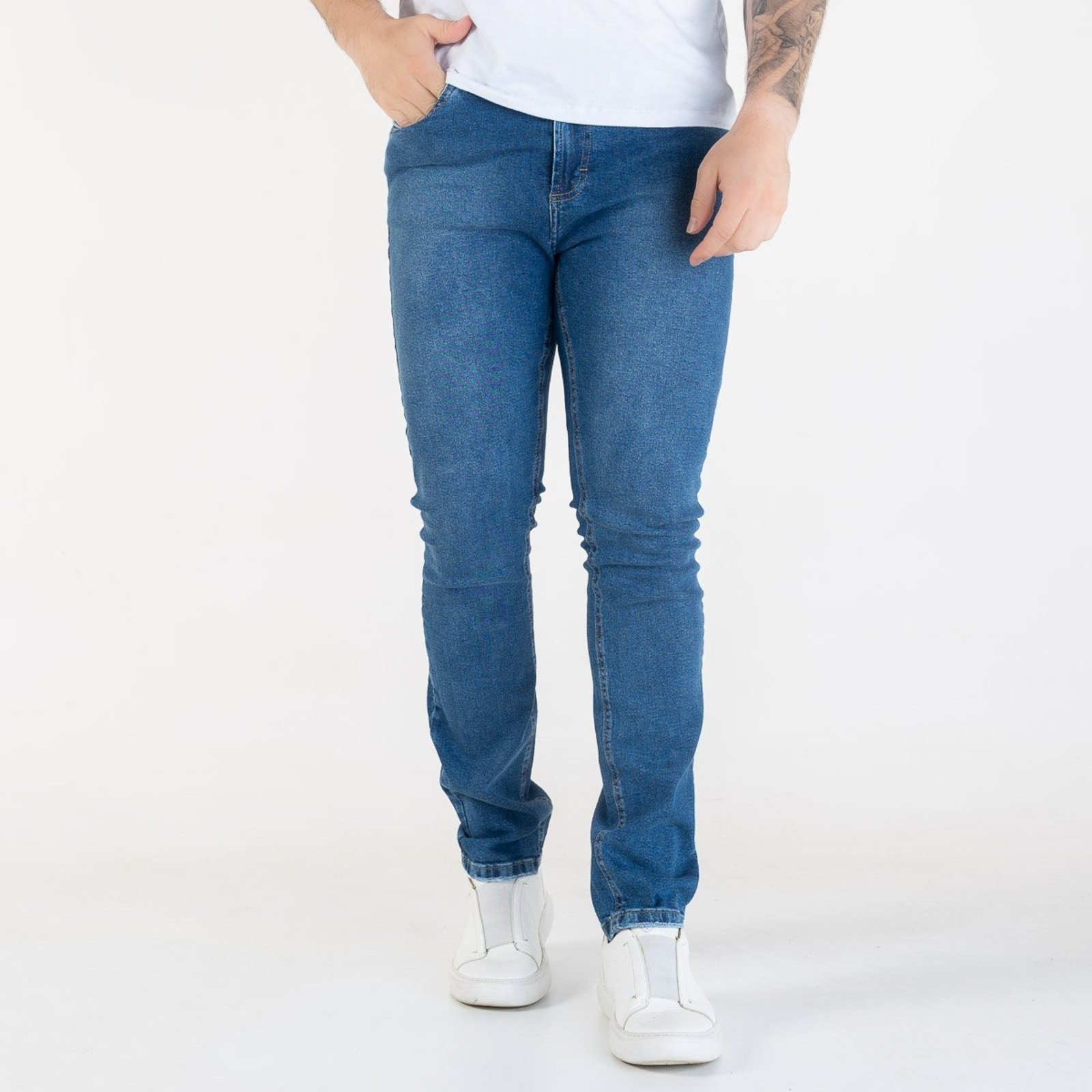 Calça VersatiOld Jeans Skinny Azul Claro