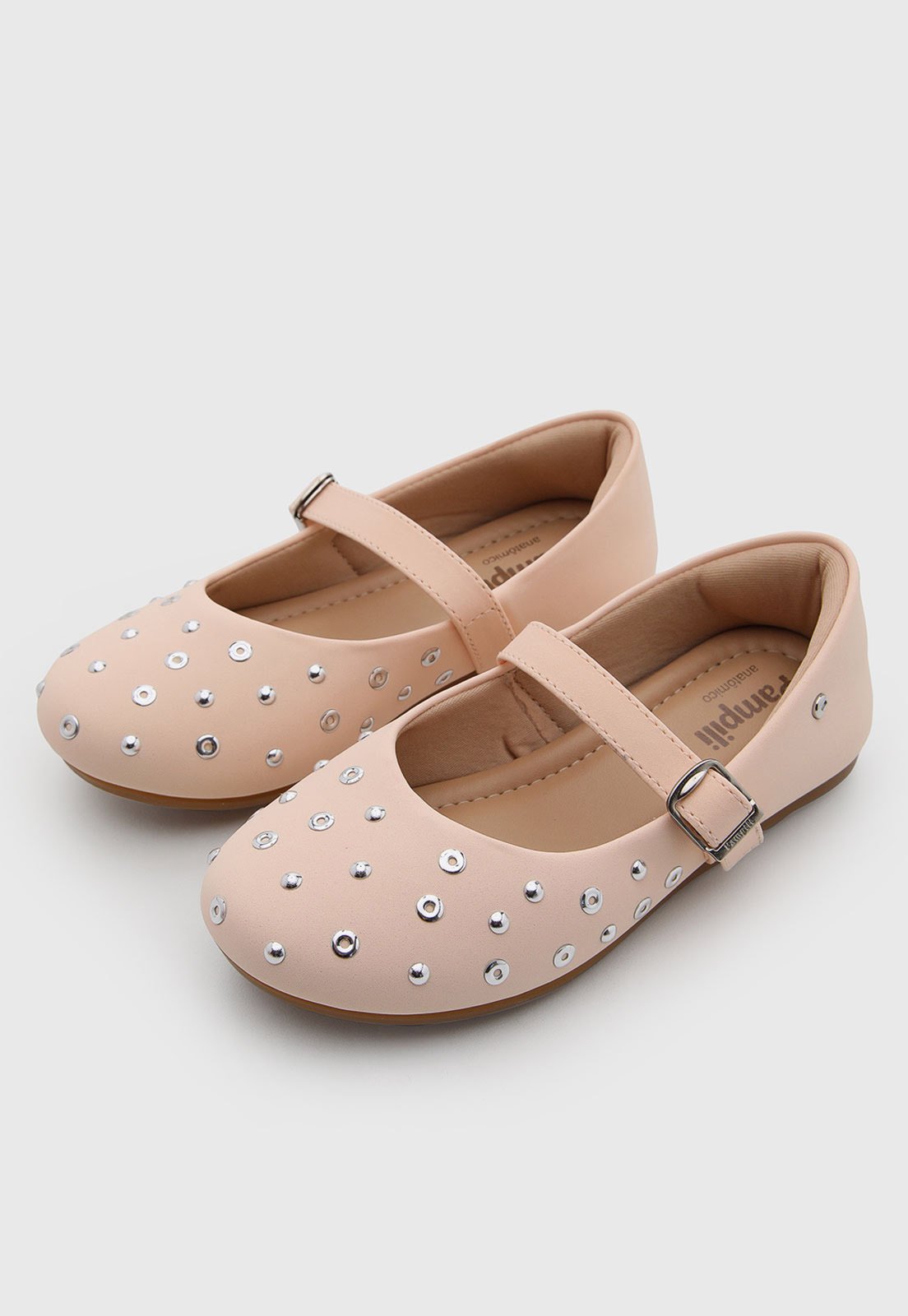 Infantil - Sapatilha Pampili Strass Nude