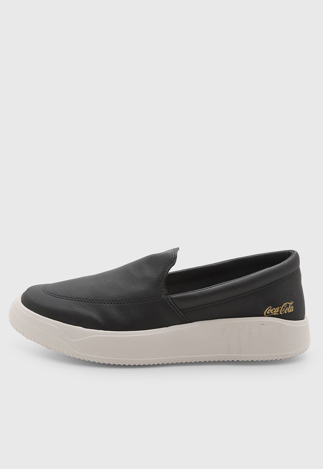 Tênis Masculino Coca Cola Slip On Preto