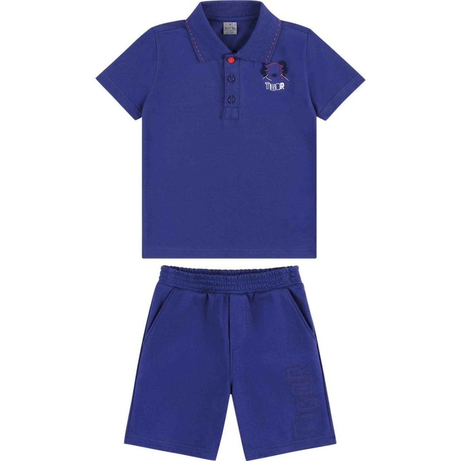Infantil - Conjunto Curto Polo Menino Tigor T. Tigre