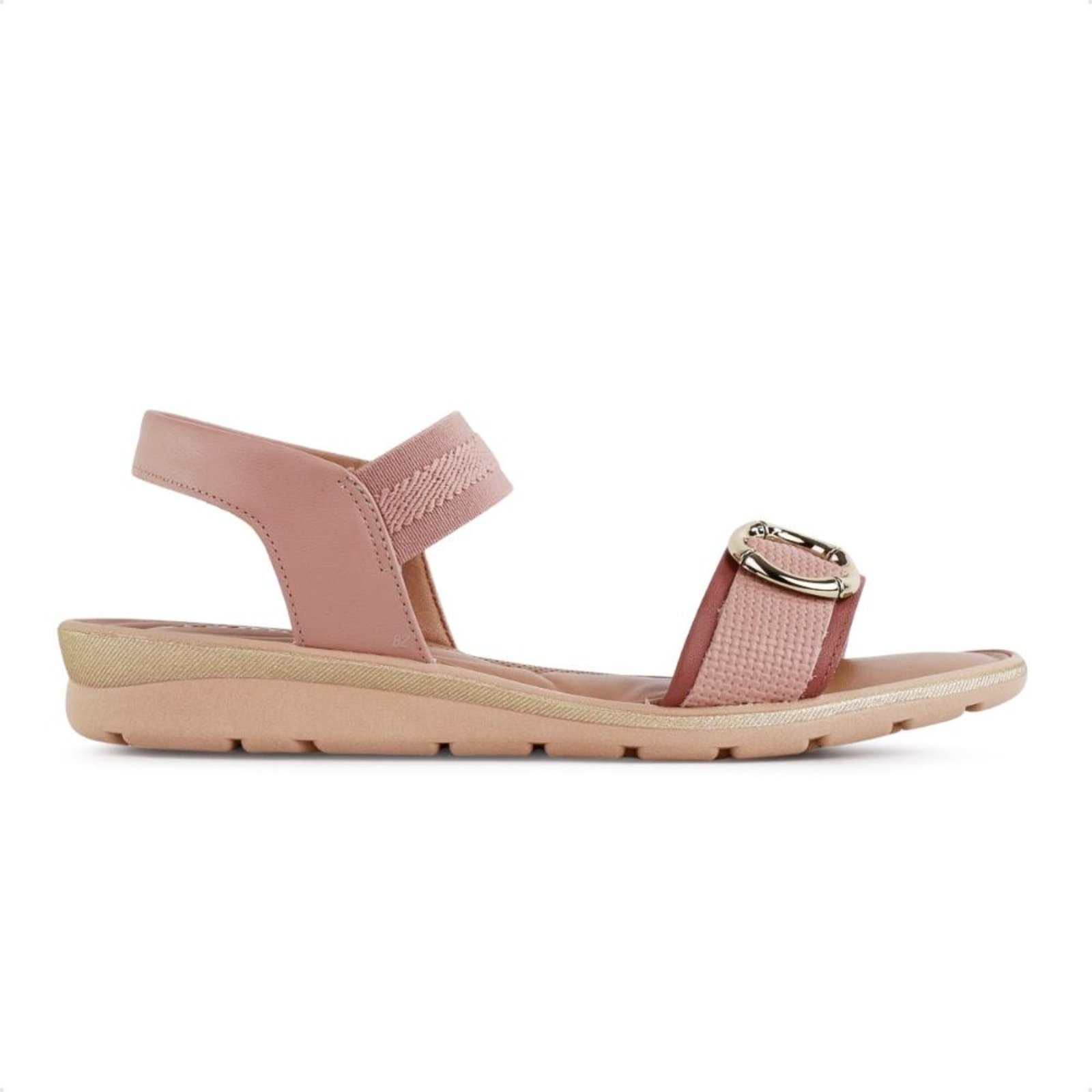 Sandália Usaflex Anabela Feminino Rosa
