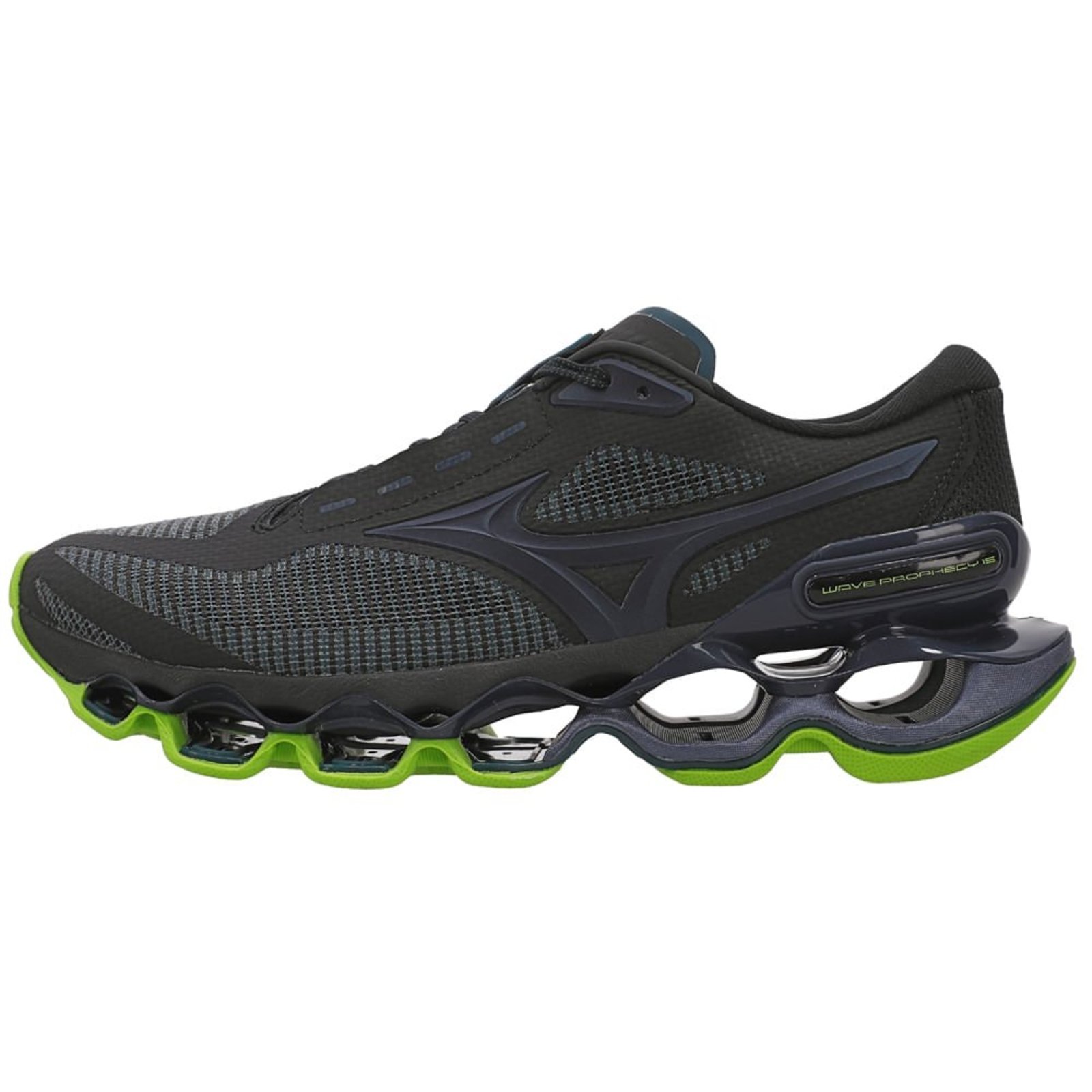 Vista 2 Tênis Mizuno Wave Prophecy 15 Masculino preto Mizuno preto
