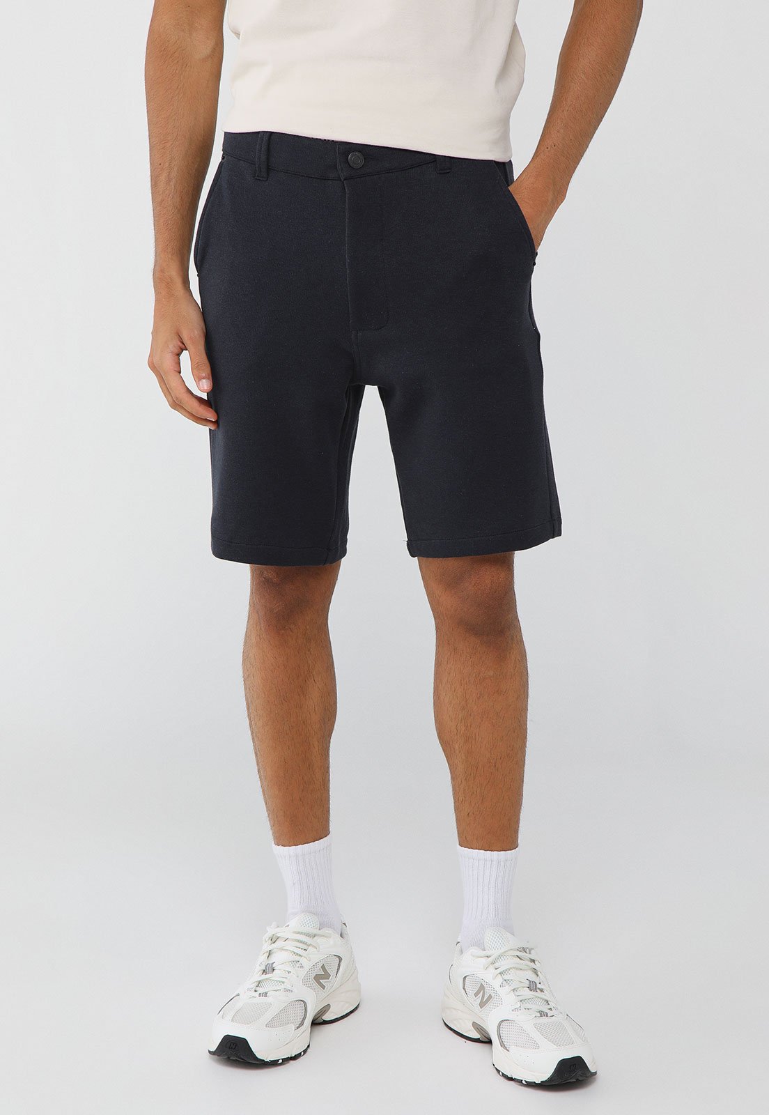 Bermuda Masculina Aeropostale Cintura Média Preta