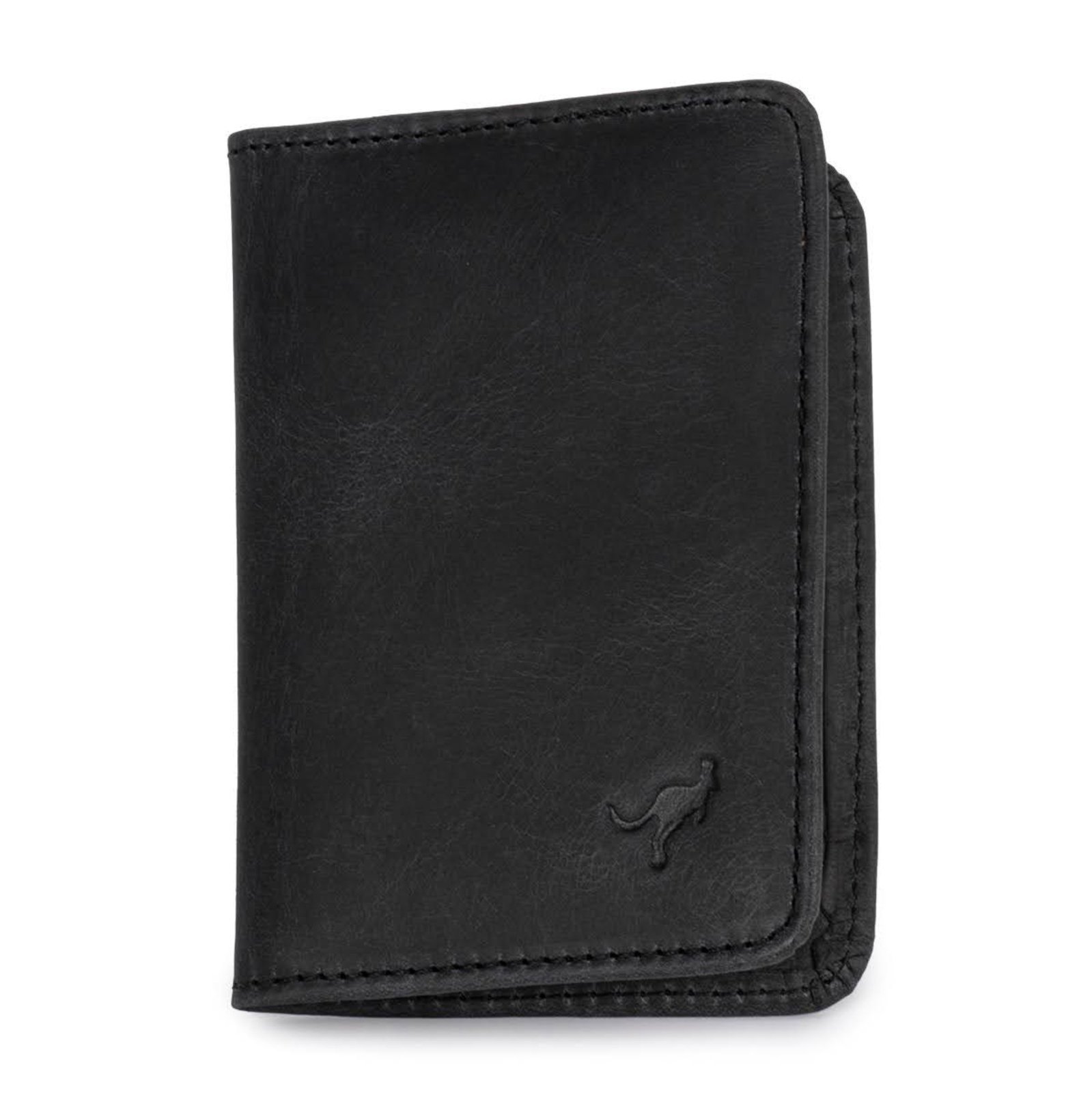 Carteira Porta Cartão,cnh,cédulas Couro Legítimo Natural ello griff Preto