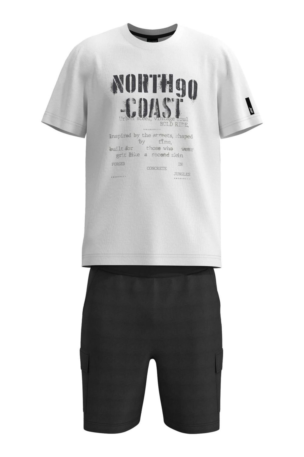 Infantil - Conjunto Juvenil Menino North Coast Elian Beats Branco