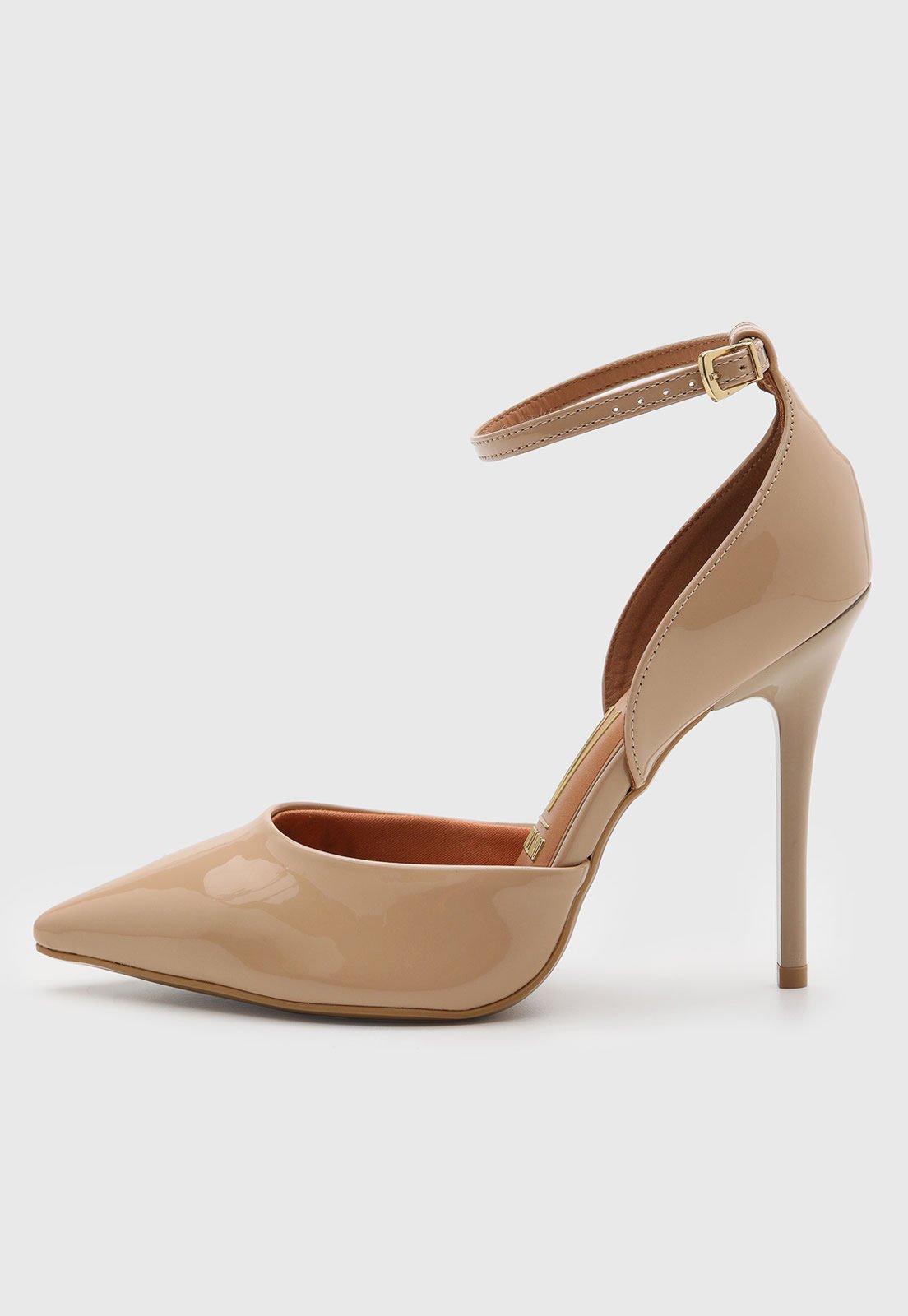 Vista 2 Scarpin Feminino Vizzano Salto Alto Bico Fino nude VIZZANO nude