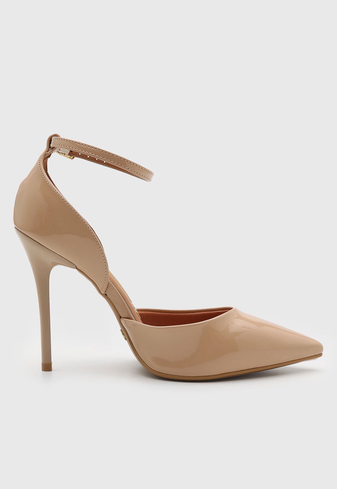 Vista 3 Scarpin Feminino Vizzano Salto Alto Bico Fino nude VIZZANO nude