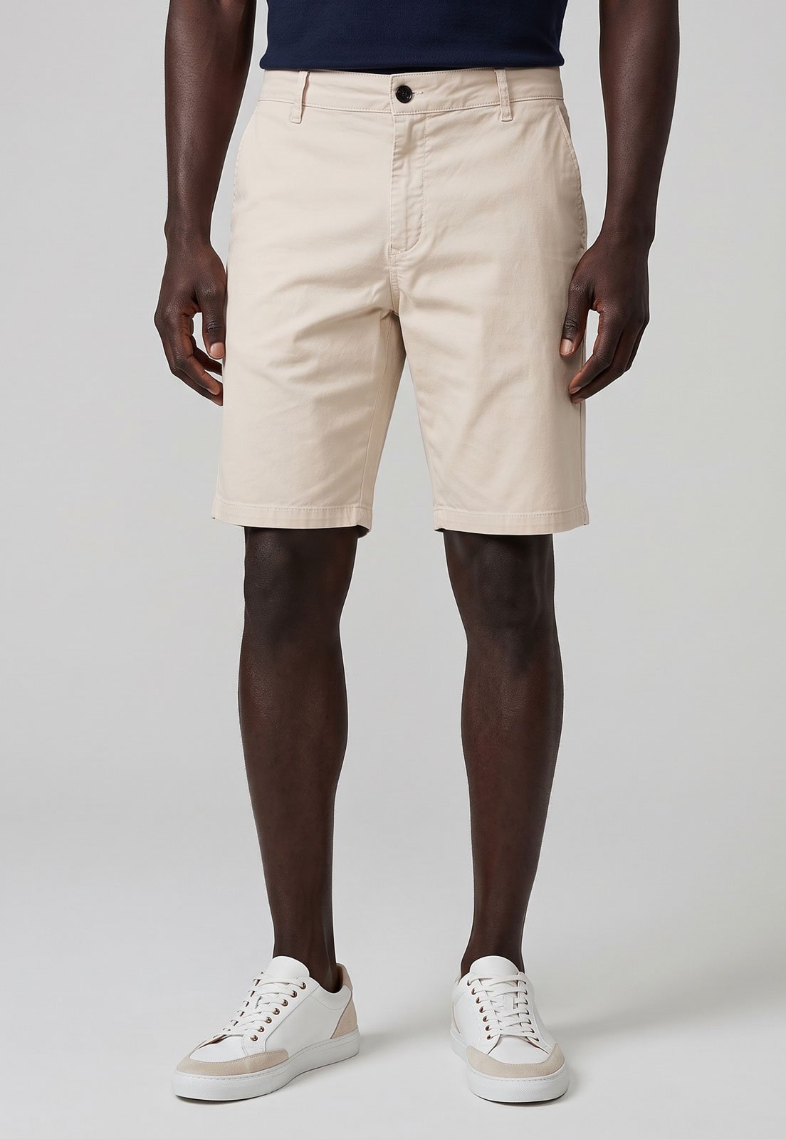 Bermuda Masculina Aramis Cintura Média Areia