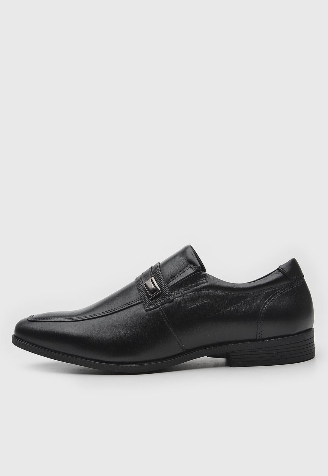 Sapato Ferracini Fivela Metalizada Preto