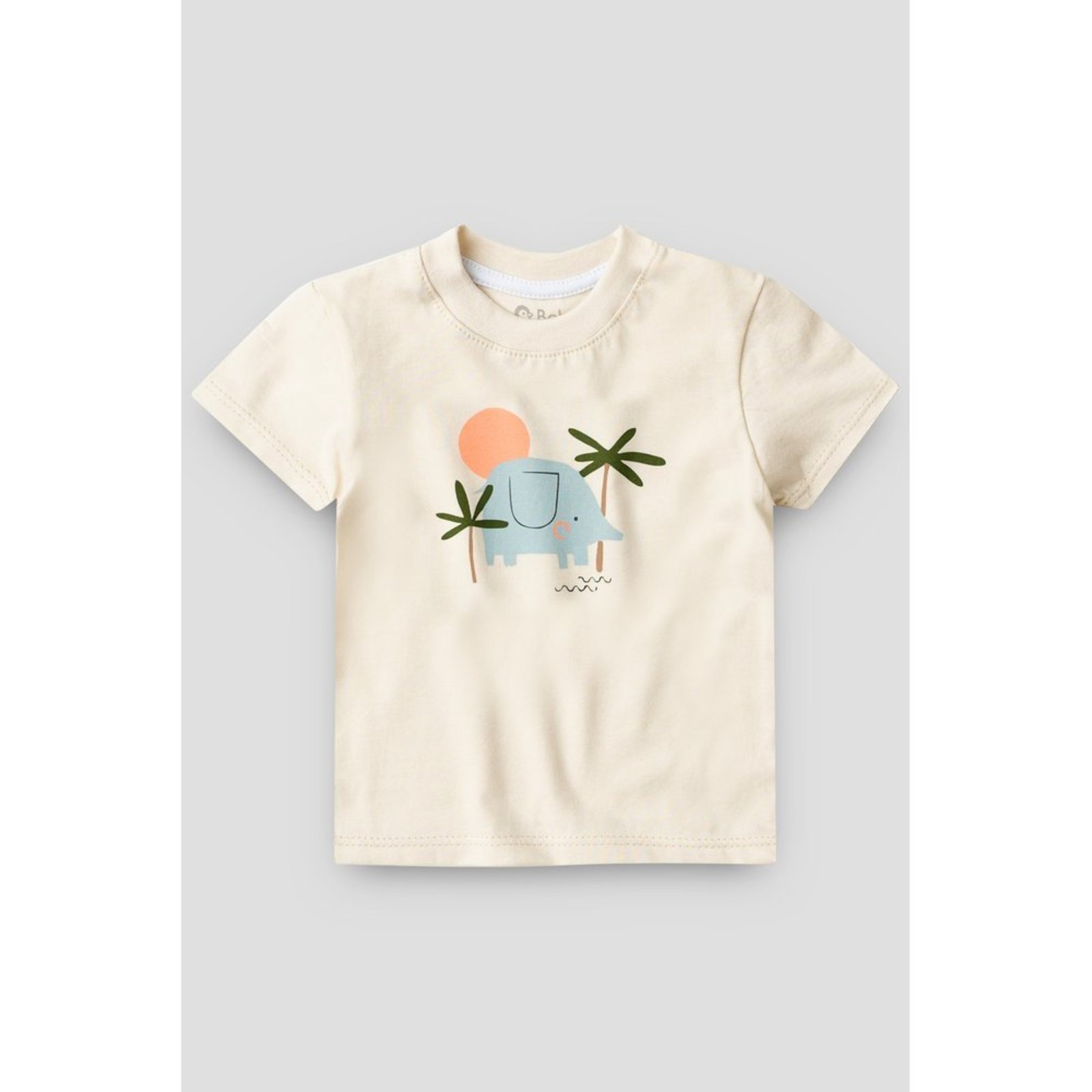 Infantil - Camiseta do Papai Off White Elefante