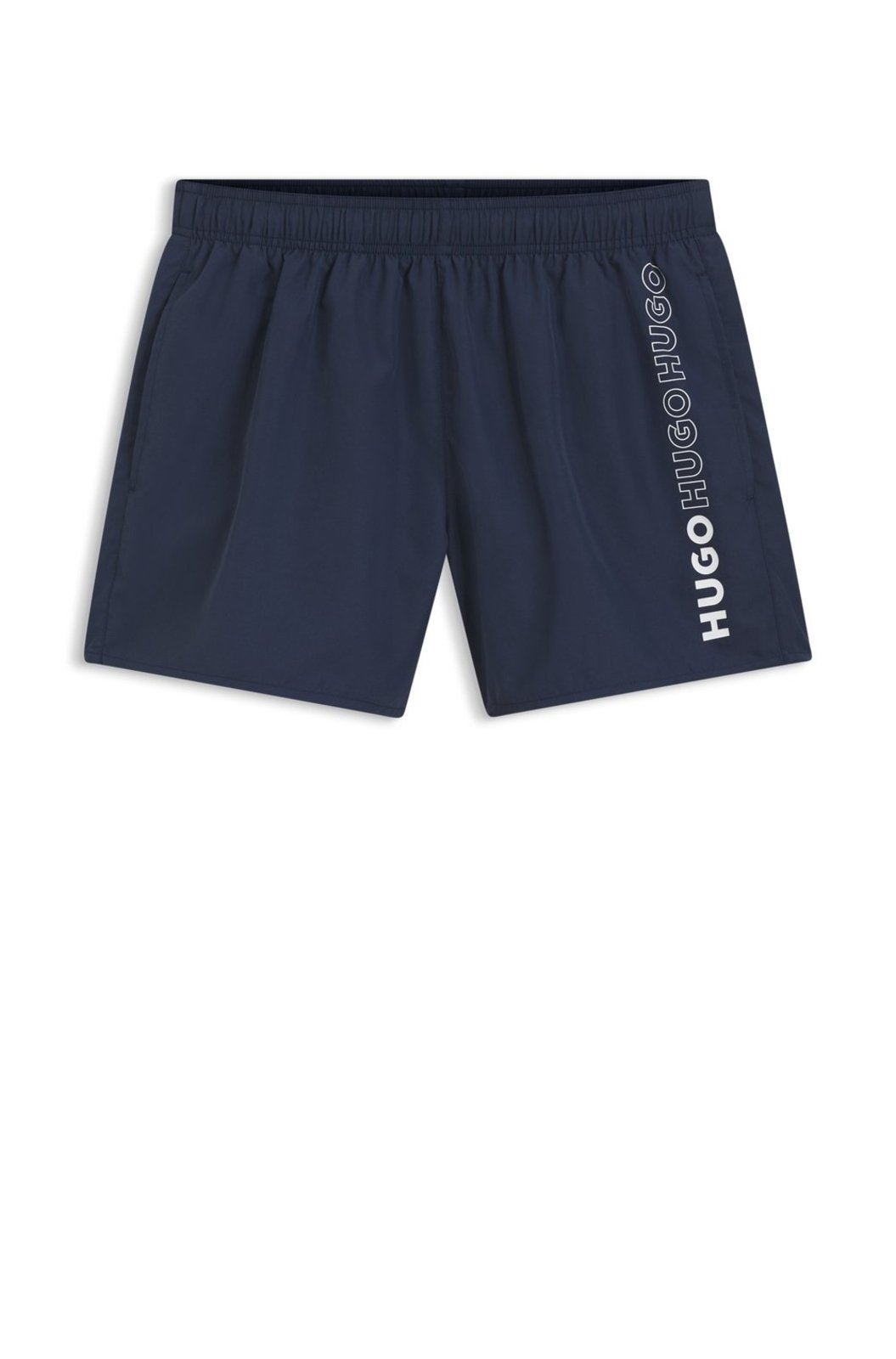 Shorts De Banho De Secagem Rápida Com Logos Verticais
