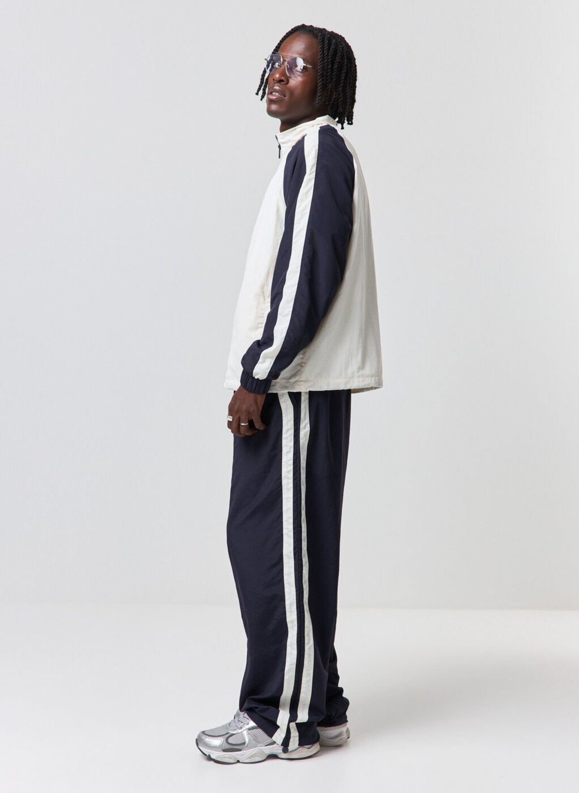 Calça Baggy Esportiva Azul