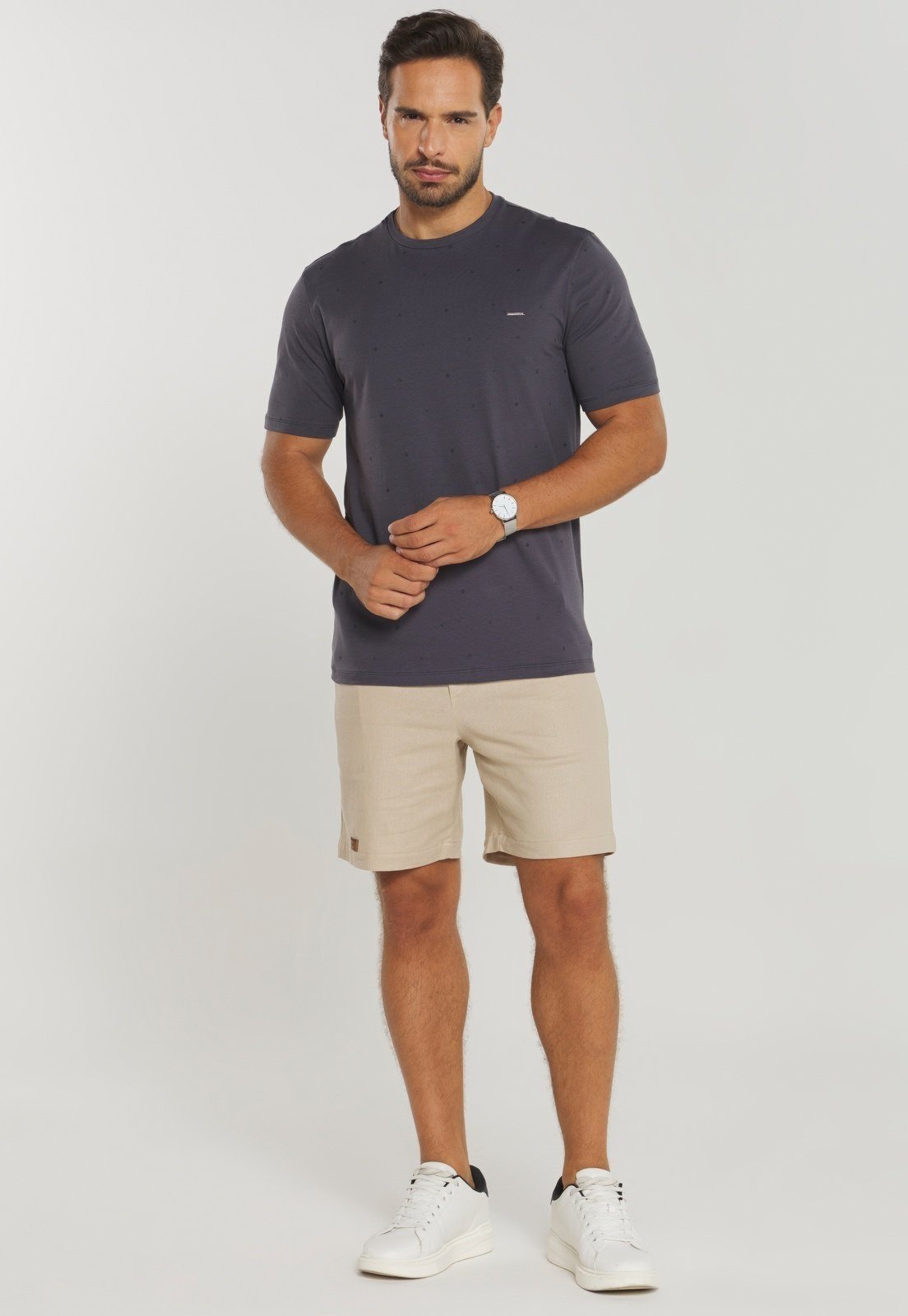 Camiseta Rudély Confort Cinza