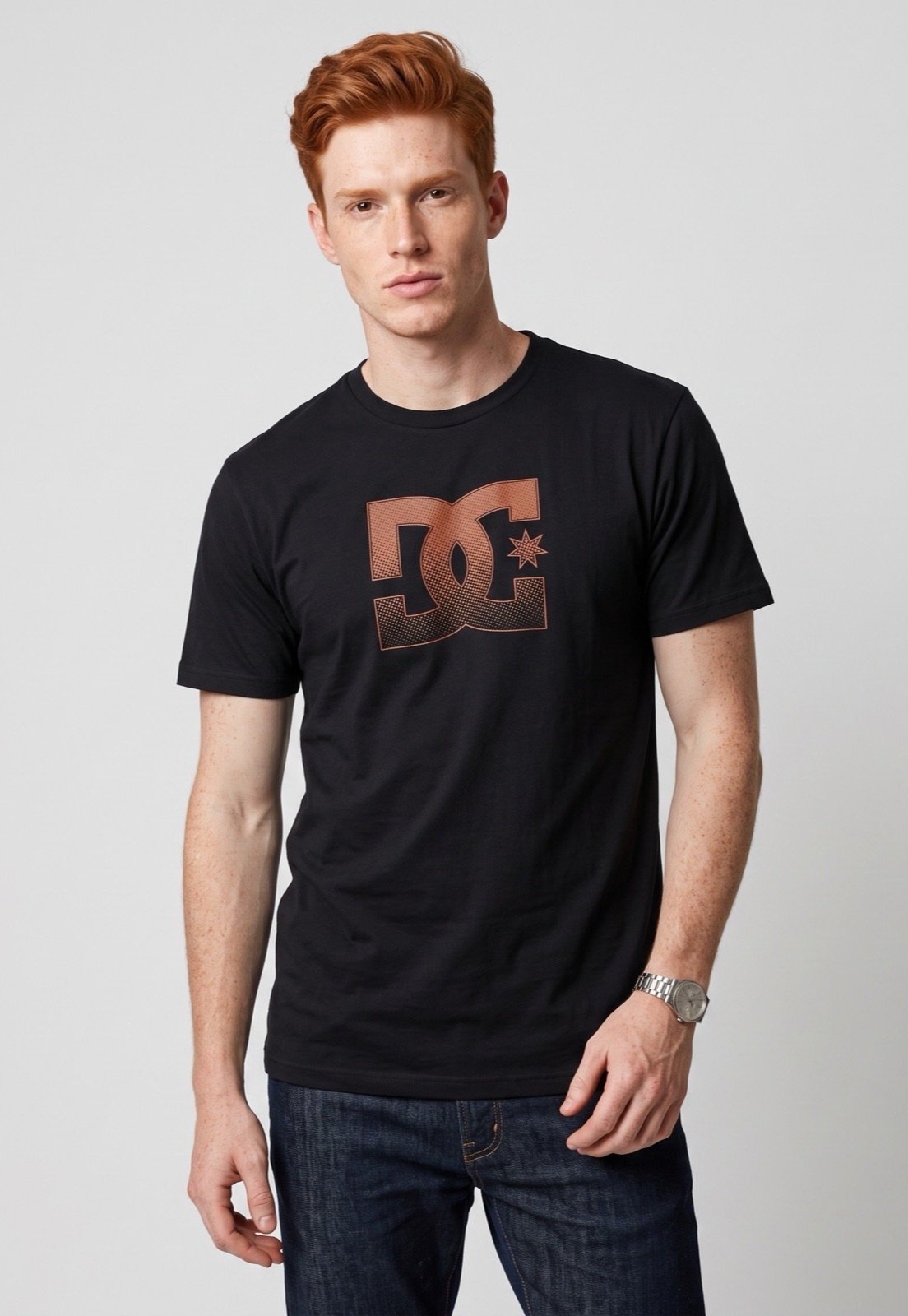 Camiseta Masculina DC Shoes Star Oxidized Preta