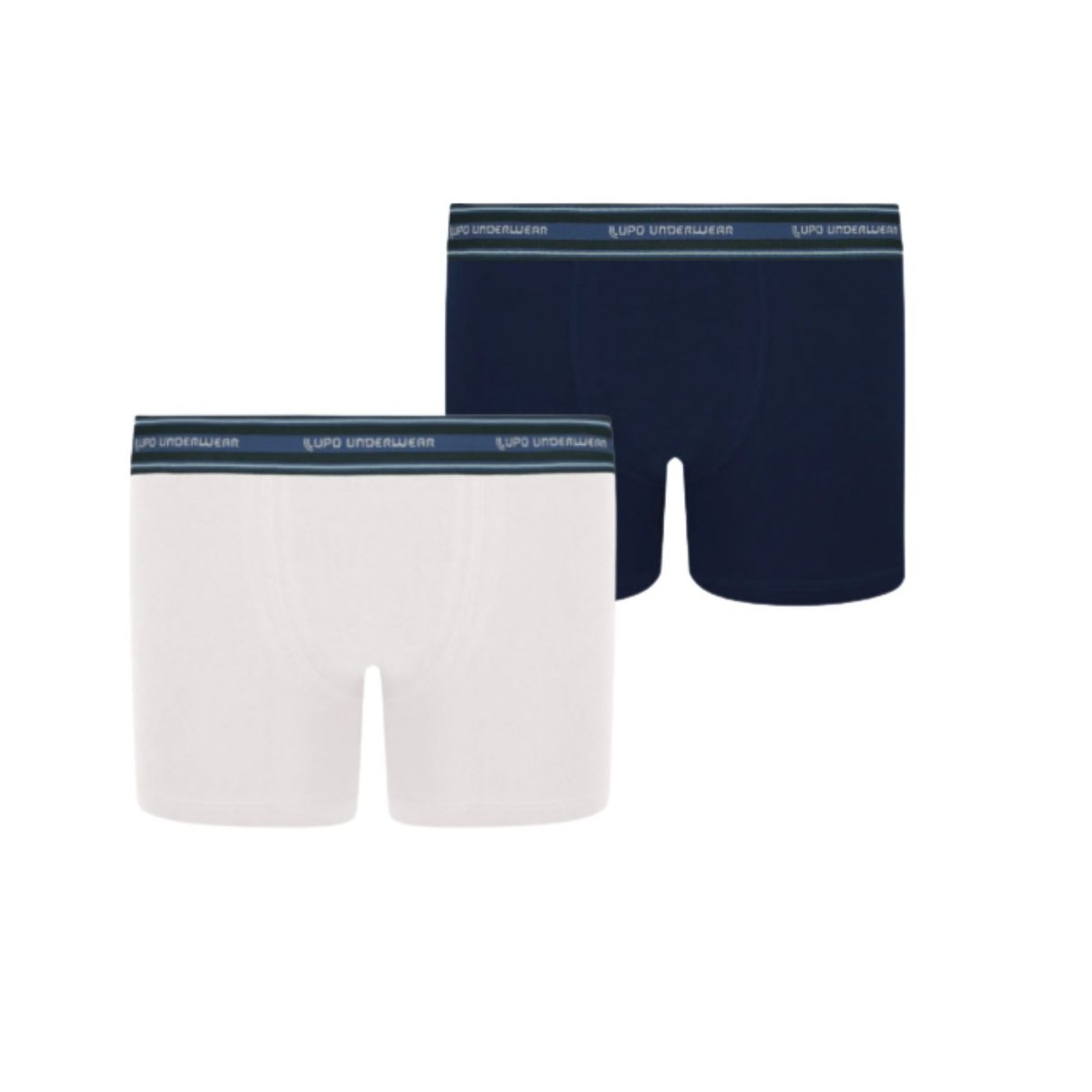 Kit Com 2 Cuecas Boxer Algodão Menino Lupo