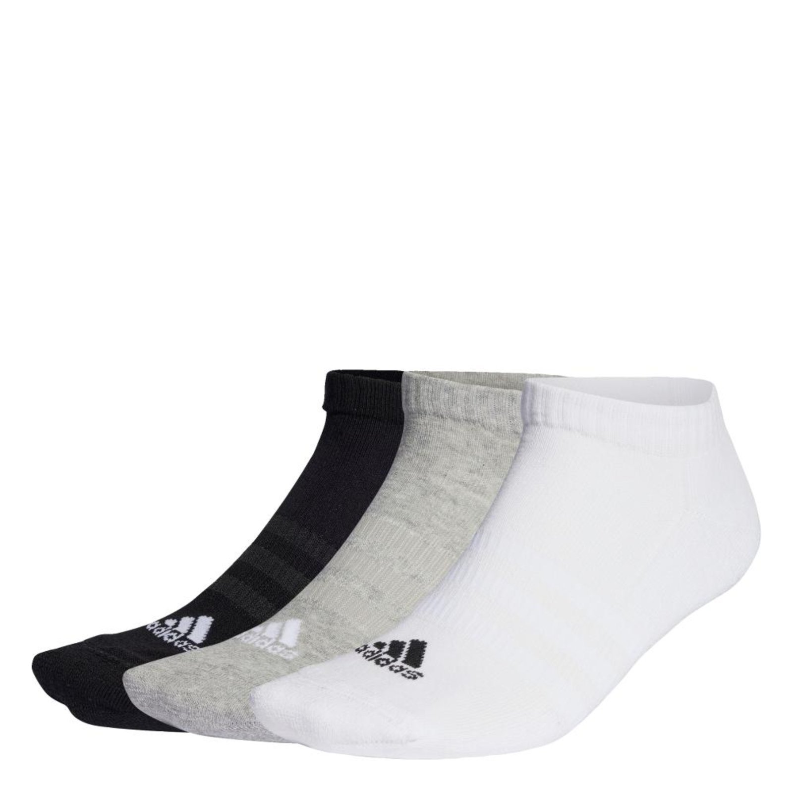 Vista 2 Meias Amortecidas Cano Baixo 3 Pares adidas Performance adidas performance cinza