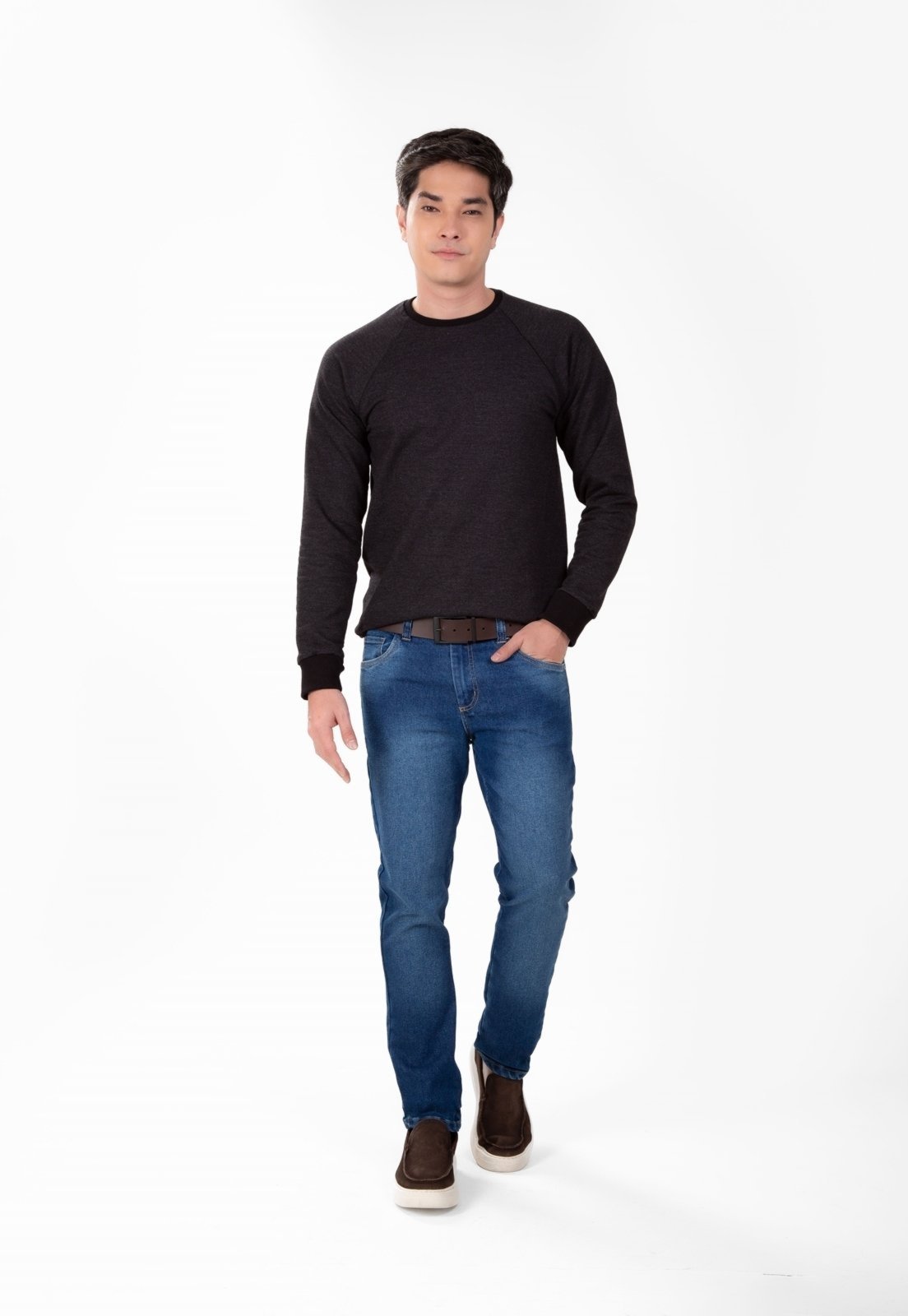 Blusão Traymon Manga Raglan Preto