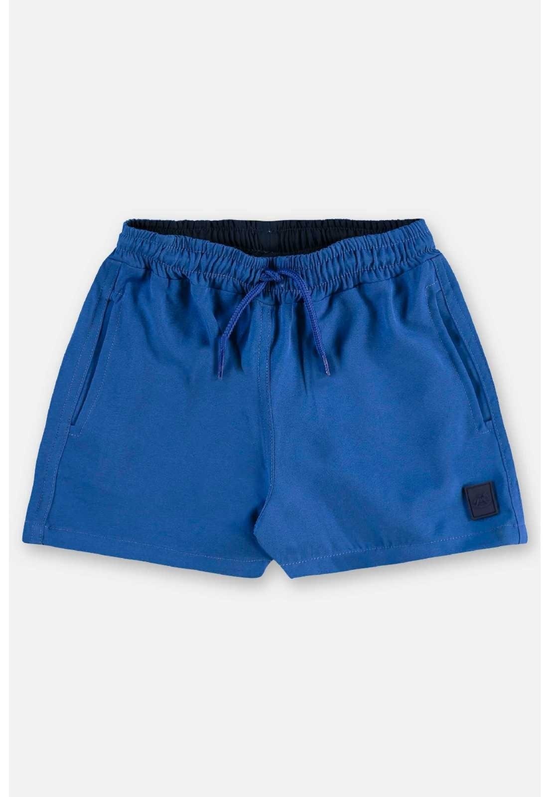Infantil - Short em Microfibra Menino Up Baby Azul