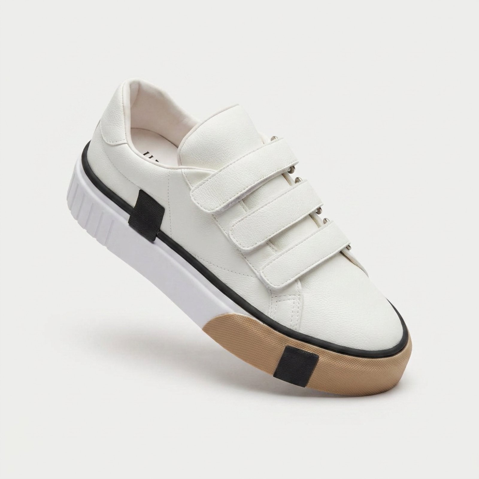 Tênis Branco Feminino Flatform Casual Confortável