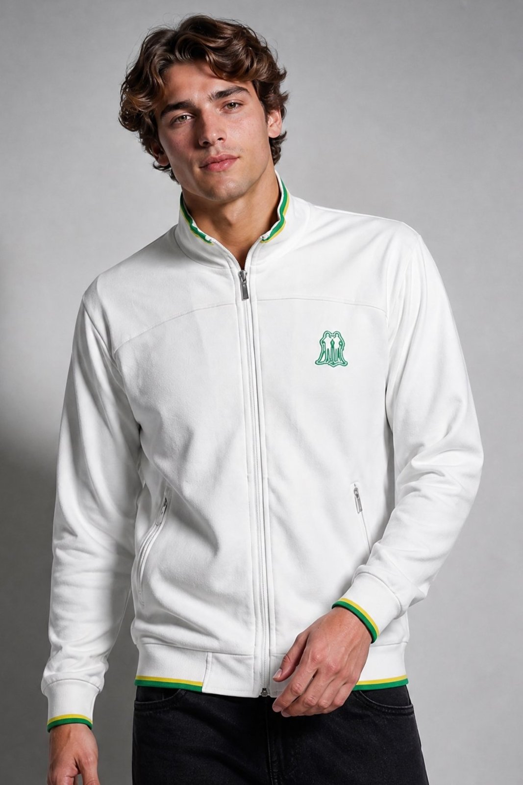 Jaqueta Brasil Esportiva Polo Wear Branca