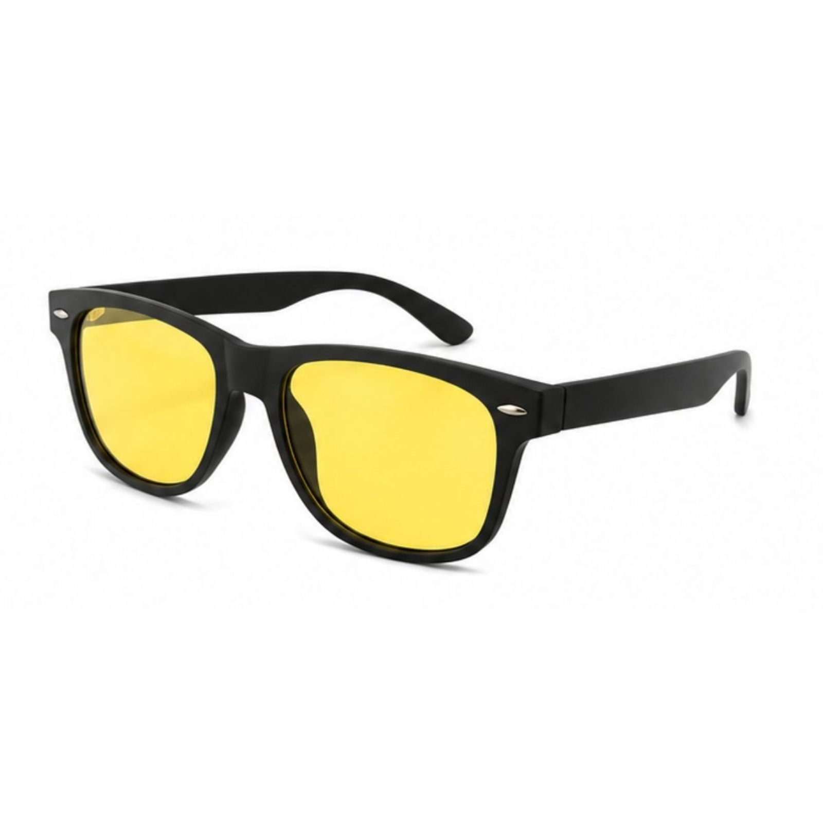 Óculos de Sol Quadrado Masculino Polarizado UV400 Premium Preto