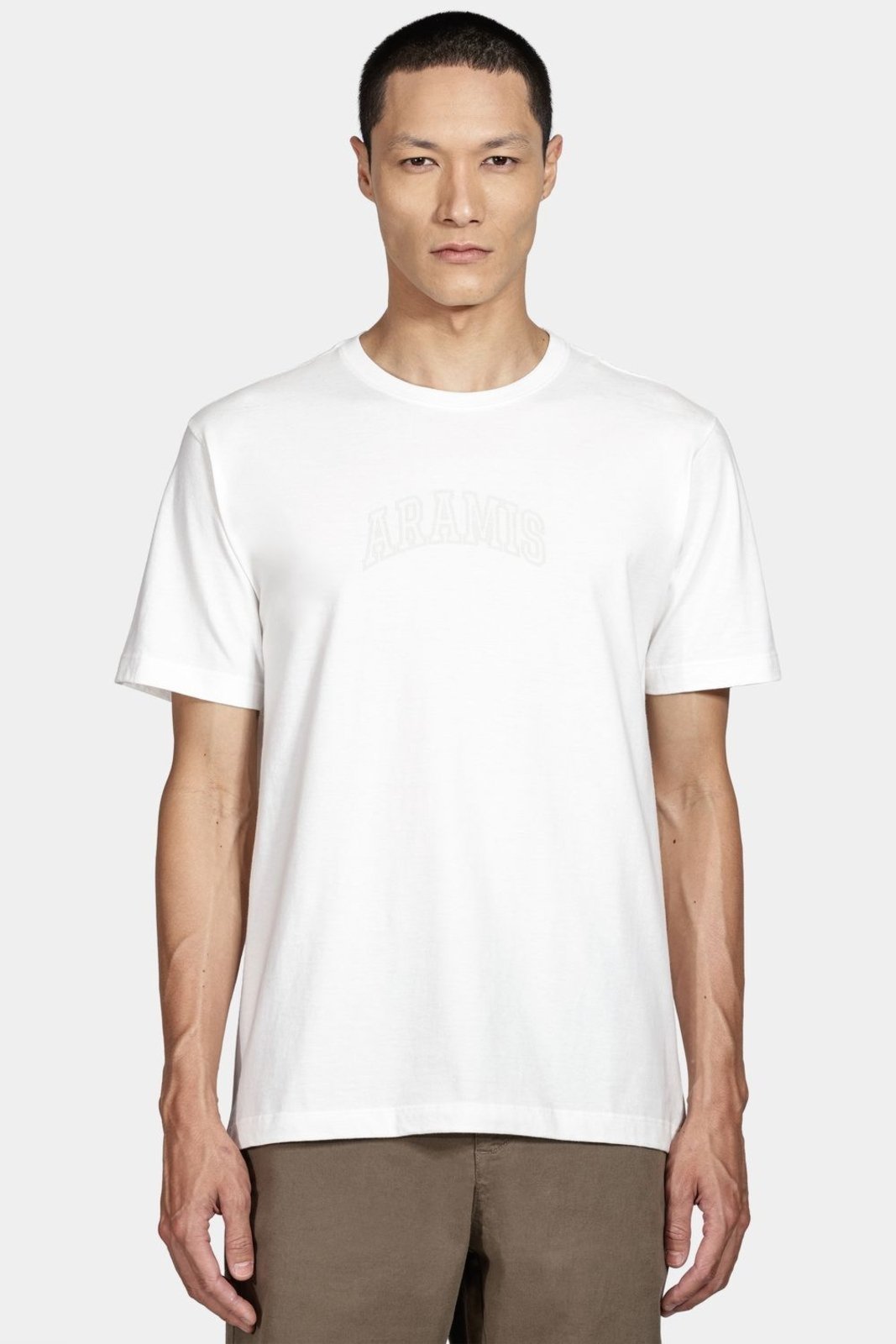 Camiseta Aramis Manga Curta Aramis Outline Off White