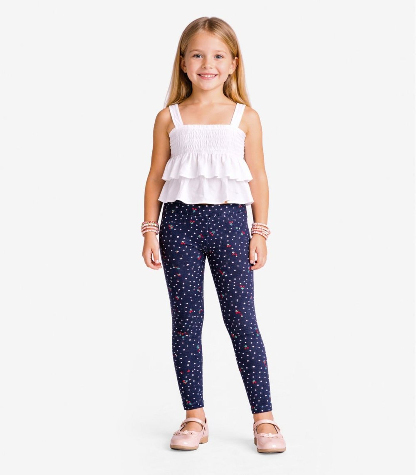 Infantil - Legging Feminina Trick Nick Azul