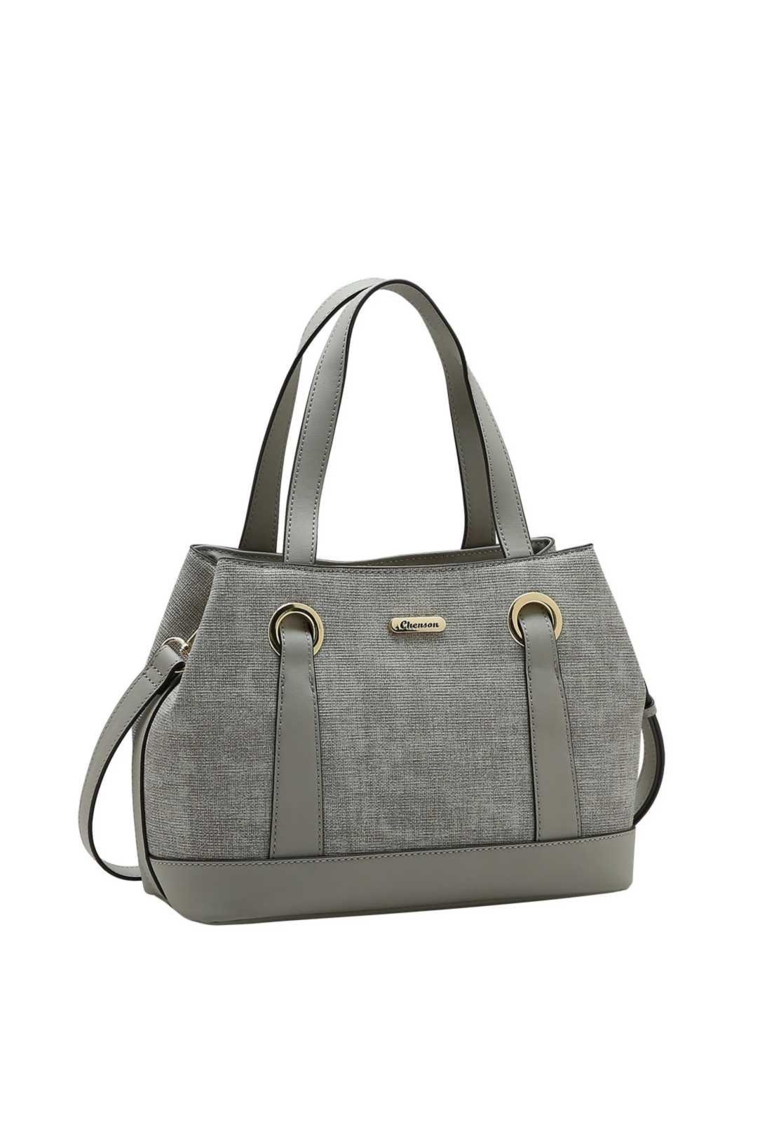 Bolsa Feminina Chenson Mão Sofisticado 3485976 Cinza