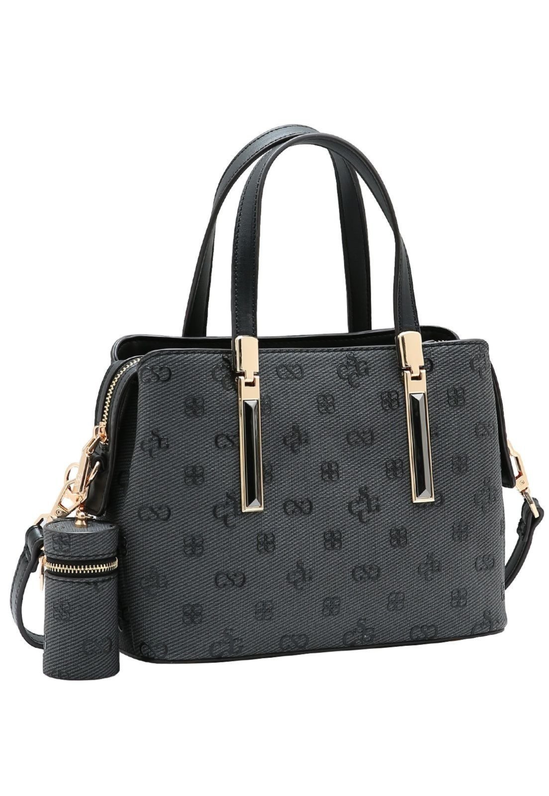 Bolsa Feminina Chenson Monograma Atemporal 3485414 Preto