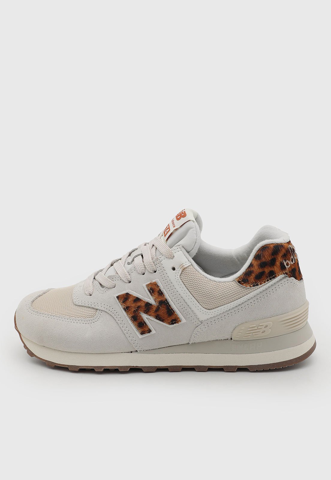 Tênis New Balance Couro 574v2 Bege