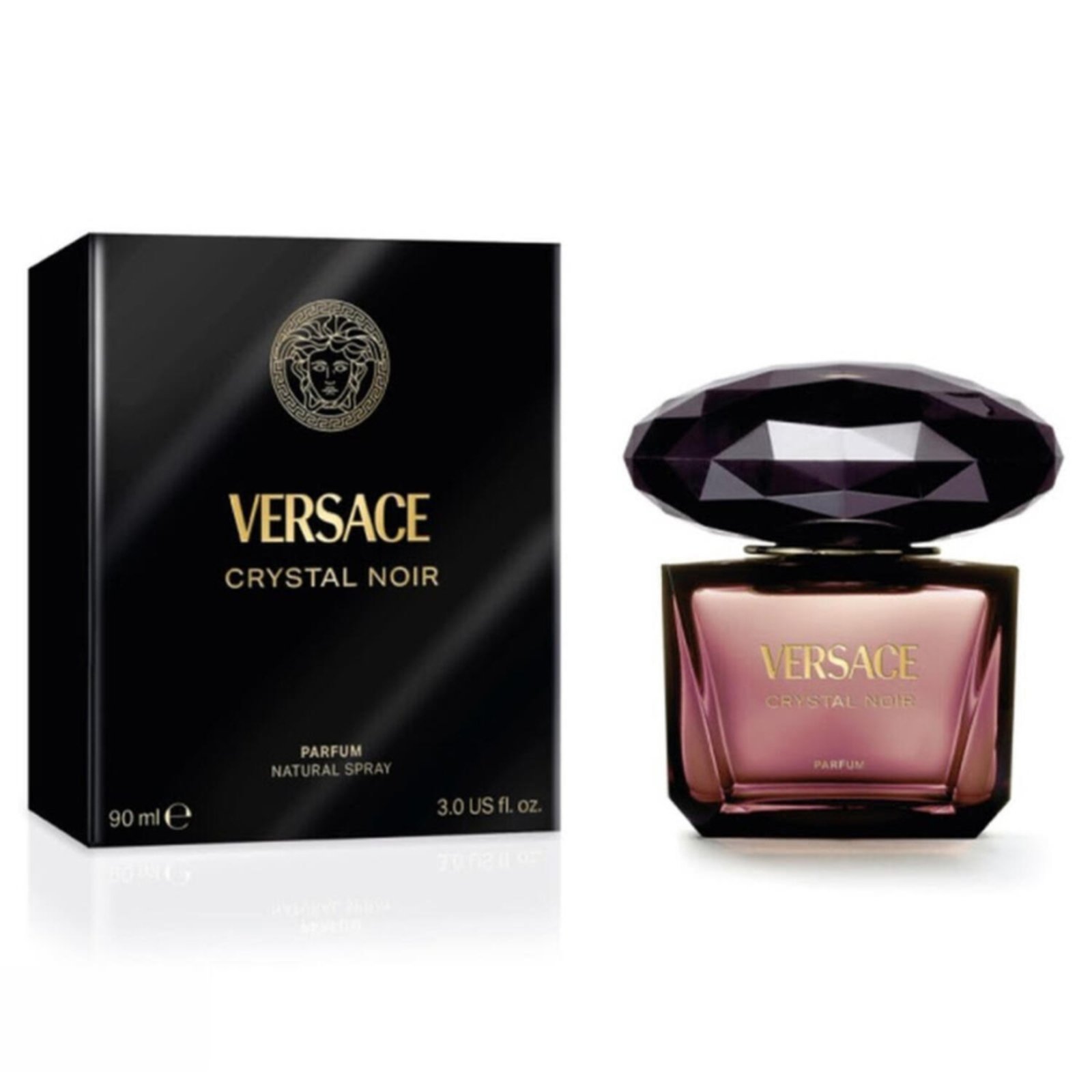 Vista 3 Versace Crystal Noir Parfum - Perfume Feminino unico noir Versace unico noir