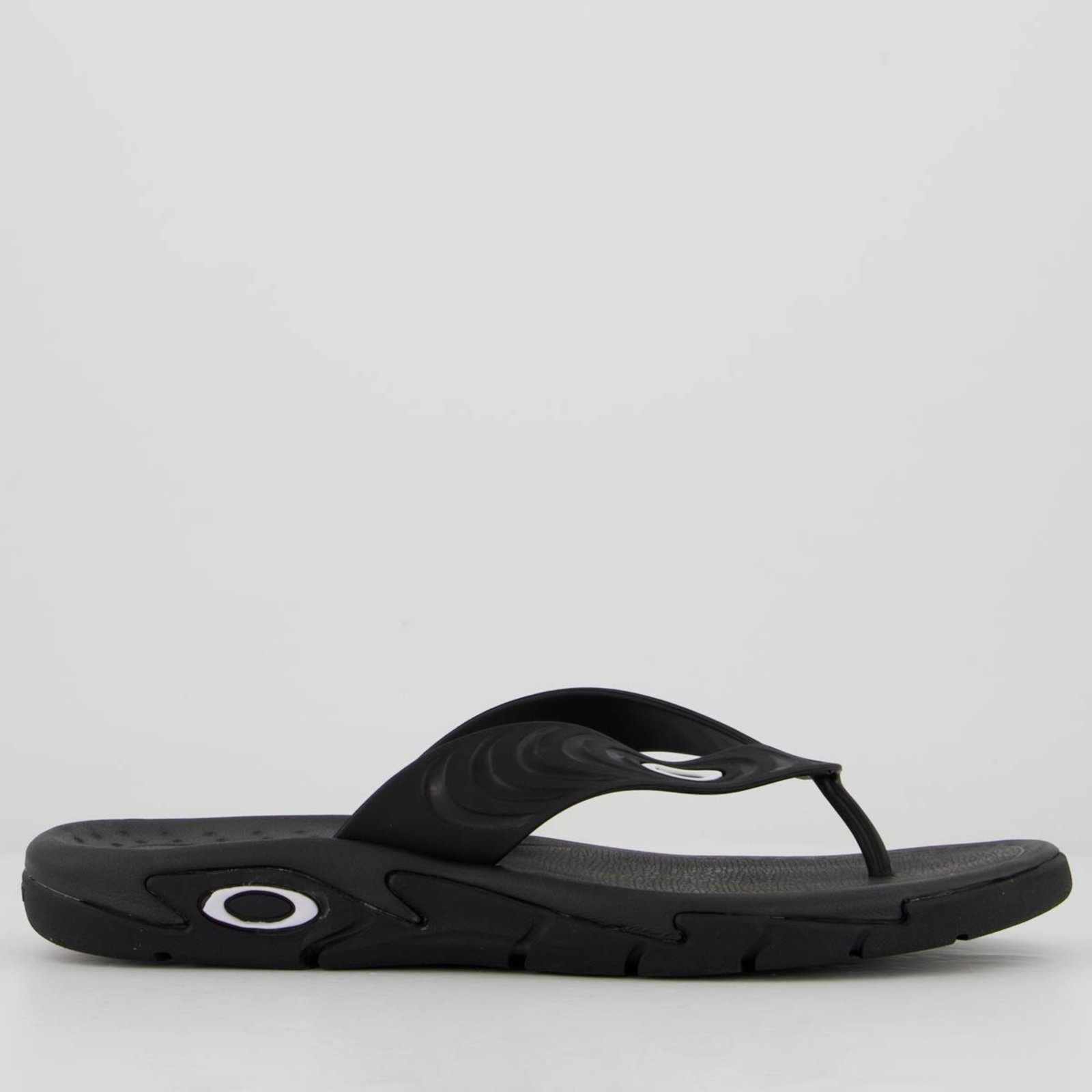 Vista 3 Chinelo Oakley Crowd preto Oakley preto